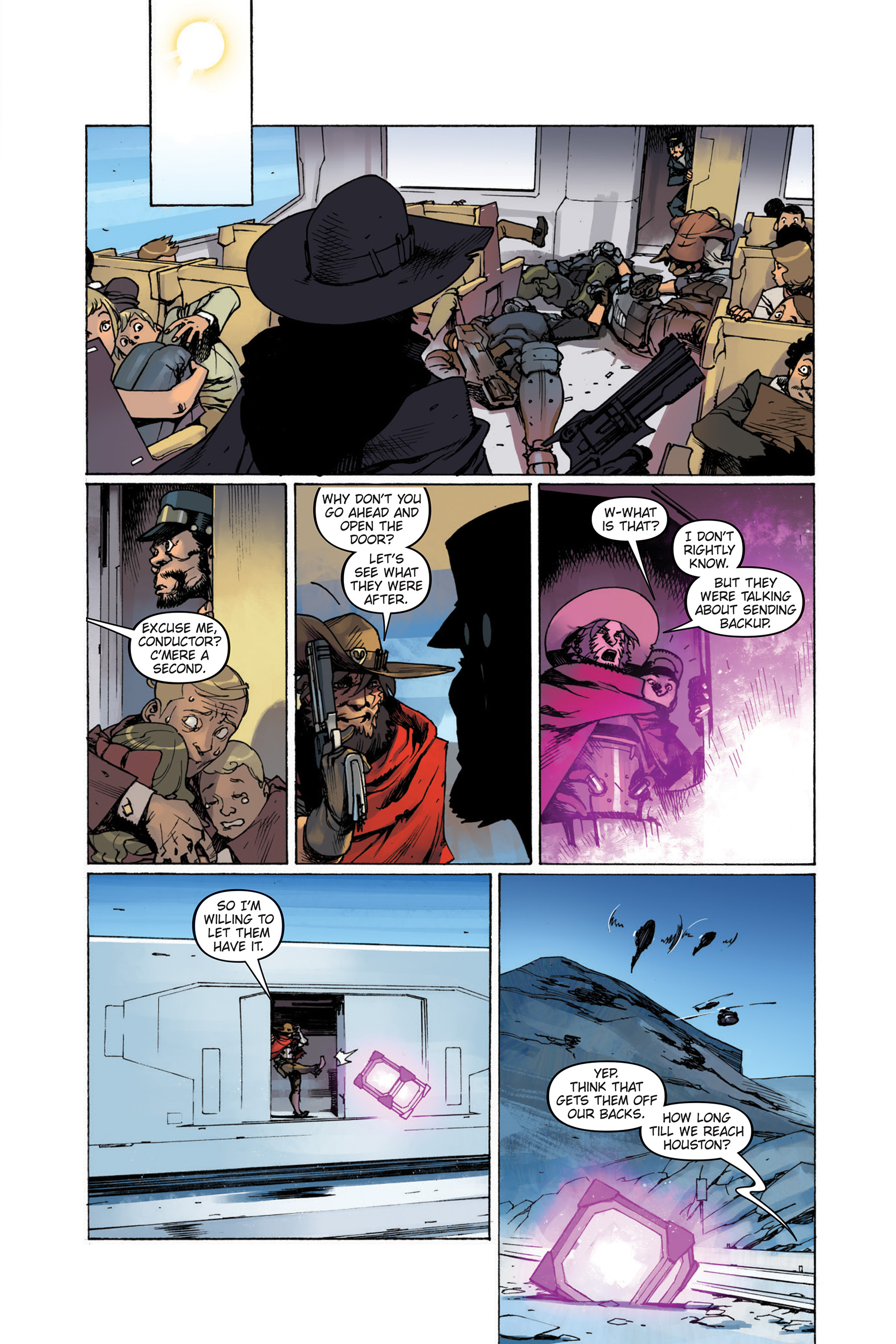 Overwatch 001 McCree Train Hopper (2016) Read All Comics Online