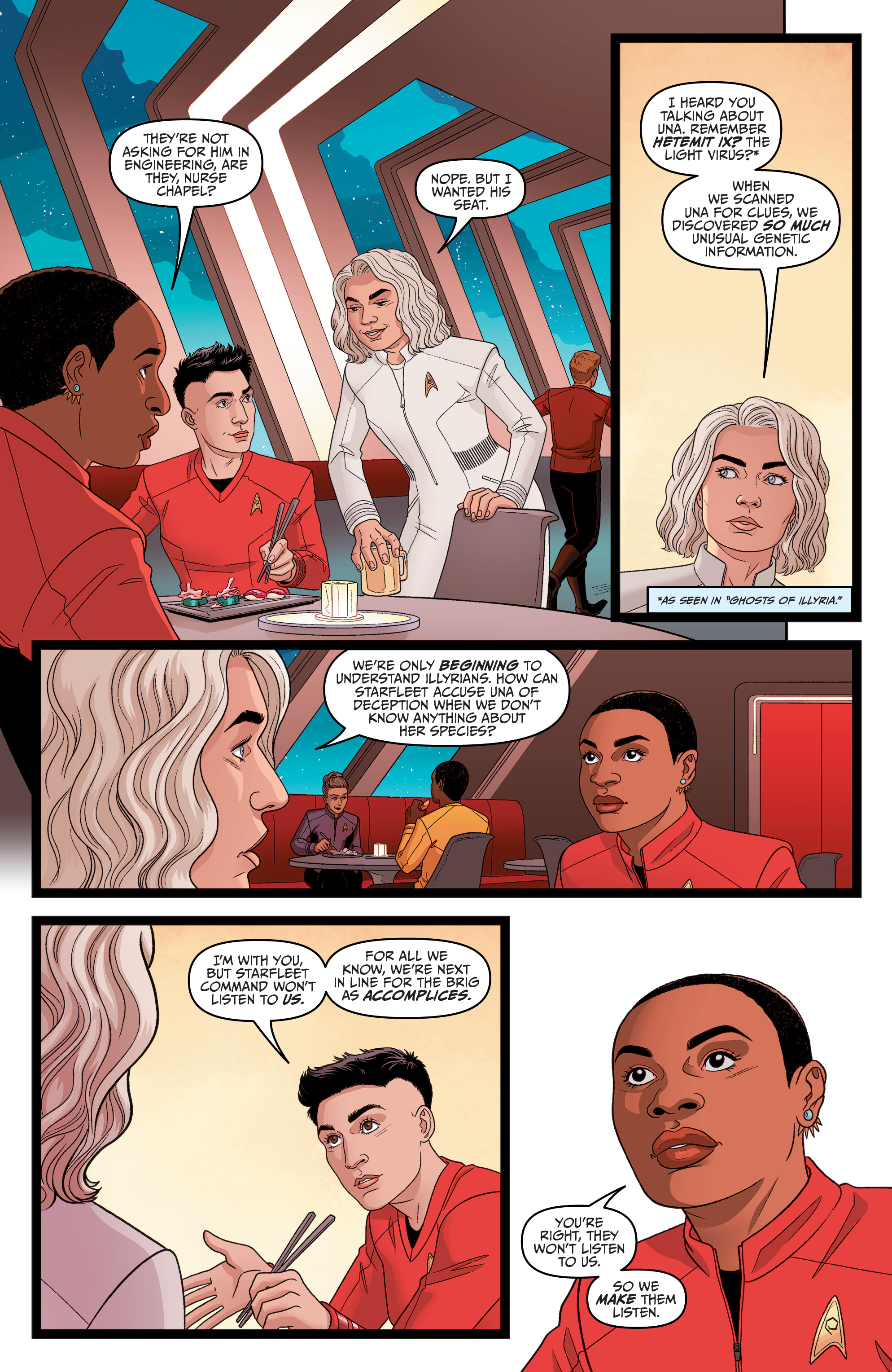 Read online Star Trek: Strange New Worlds - The Illyrian Enigma comic -  Issue #1 - 9