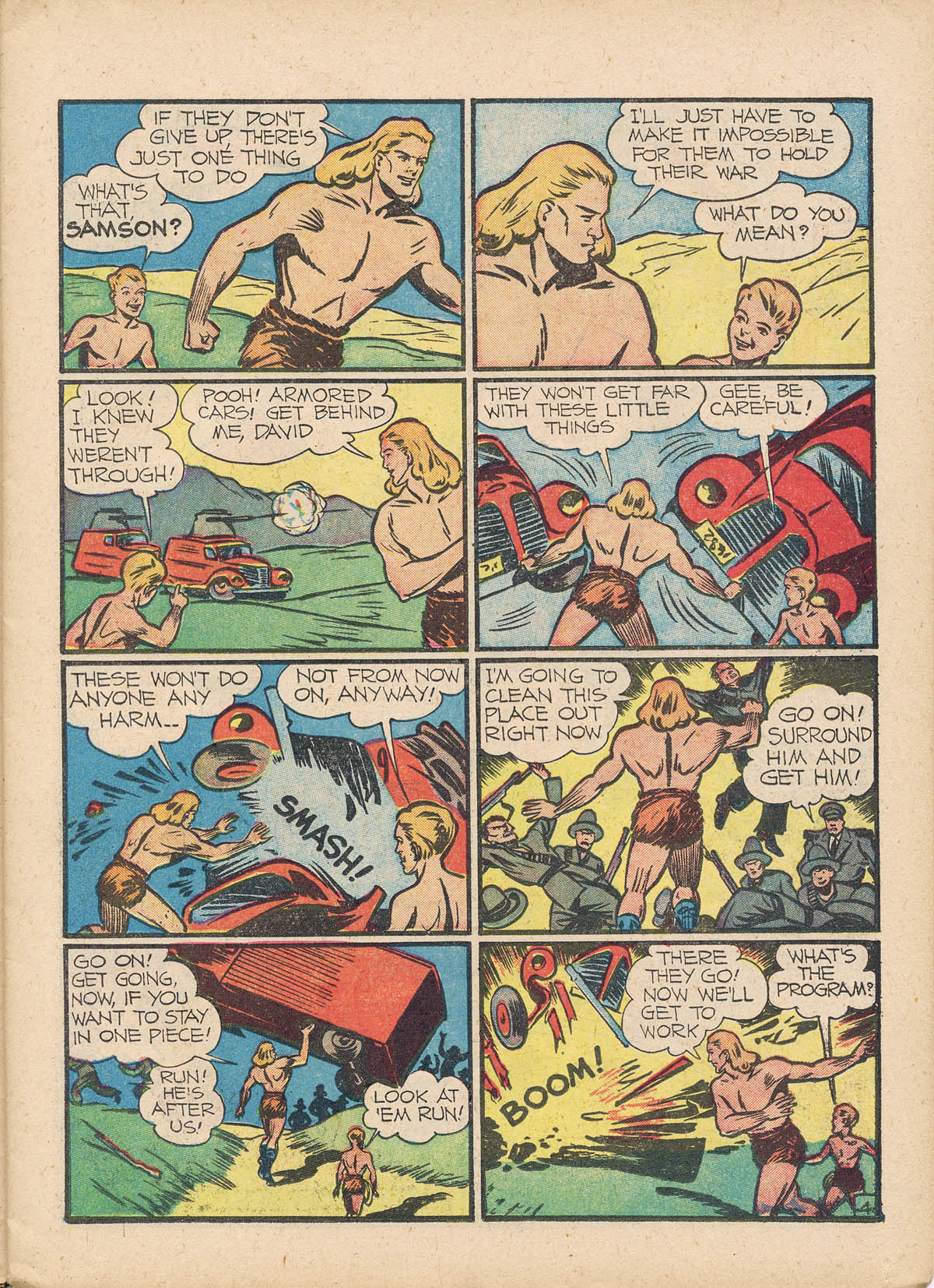 Read online Samson (1940) comic -  Issue #3 - 19