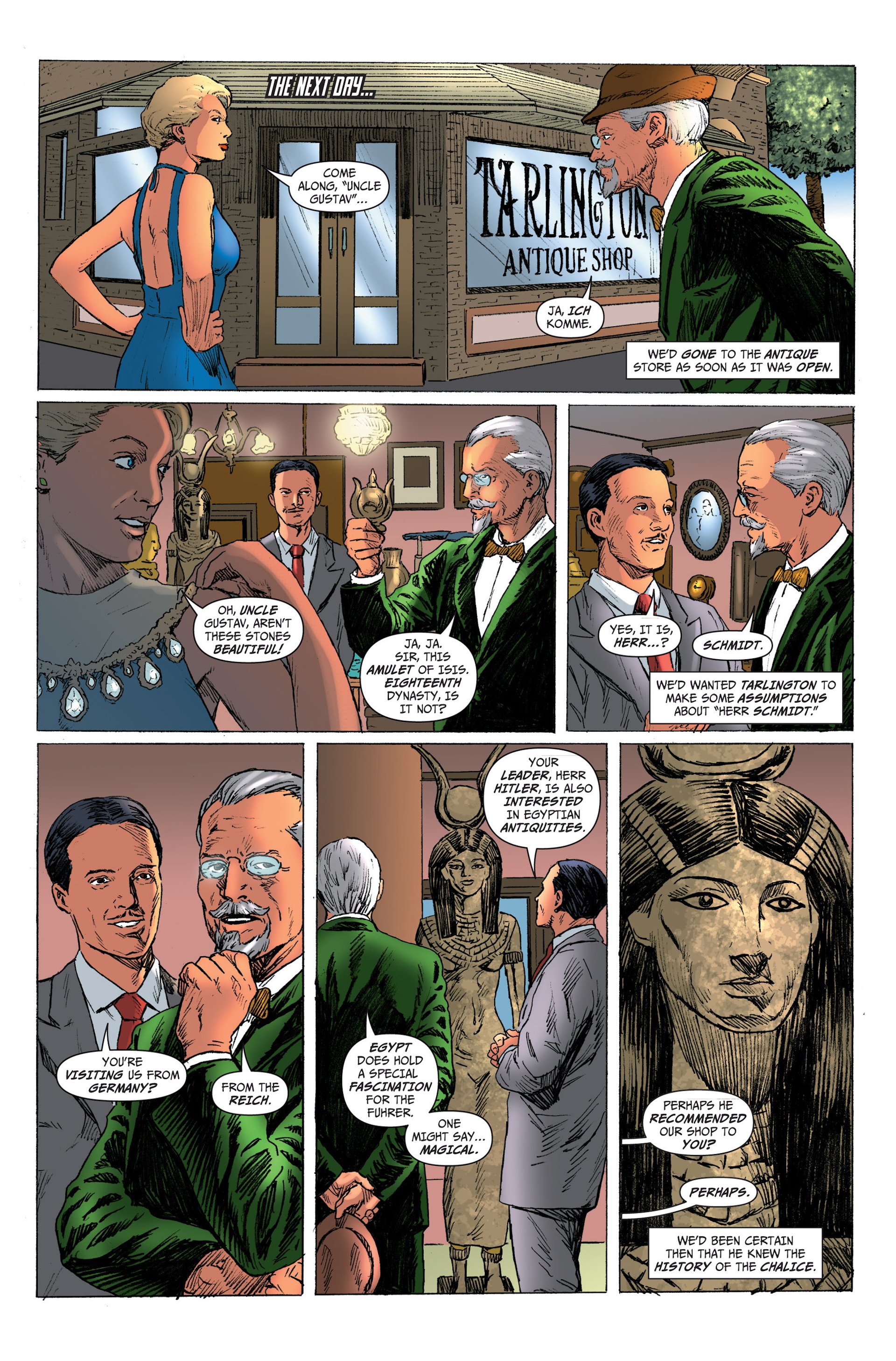 Read online Domino Lady/Sherlock Holmes comic -  Issue #1 - 8