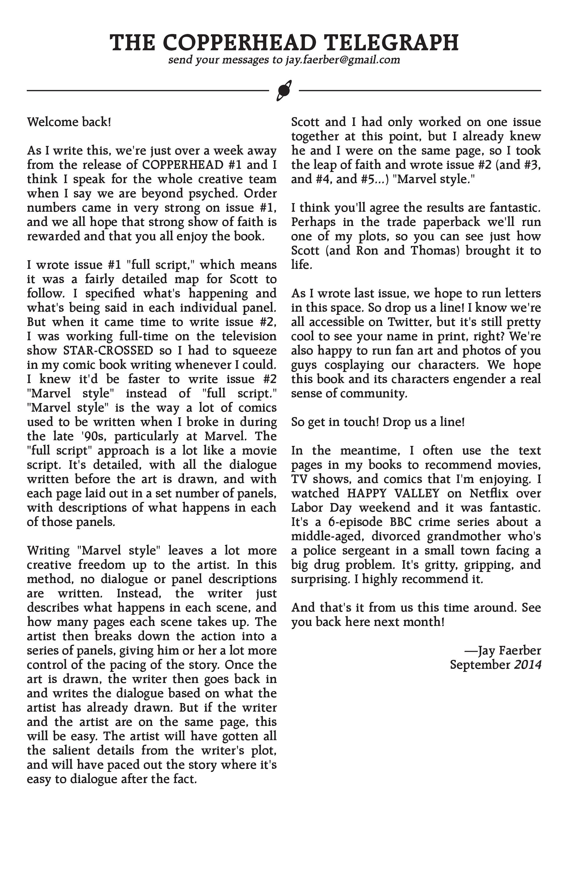 Read online Copperhead comic -  Issue #2 - 21