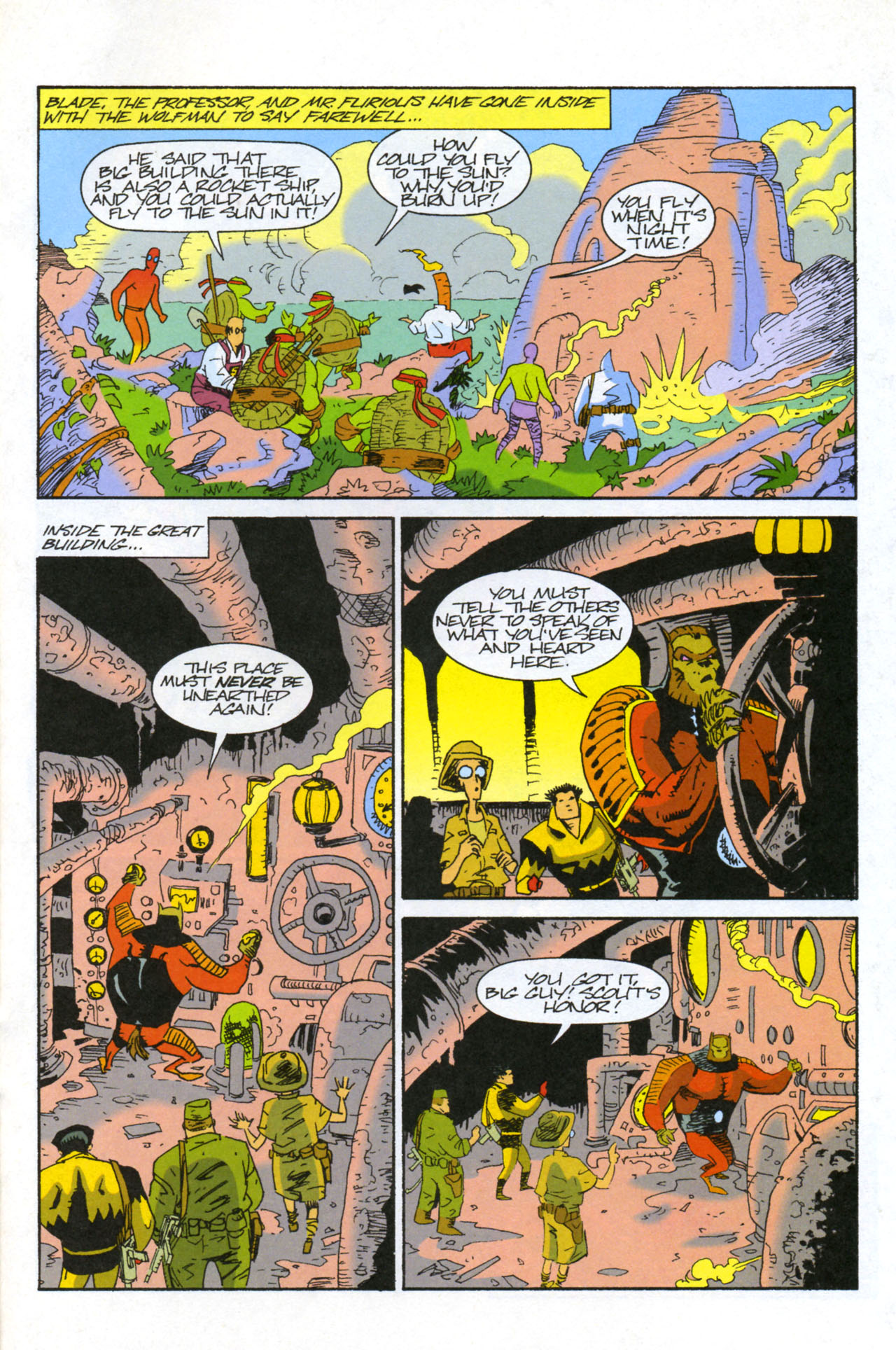 Teenage Mutant Ninja Turtles/Flaming Carrot Crossover Issue #4 #4 - English 25