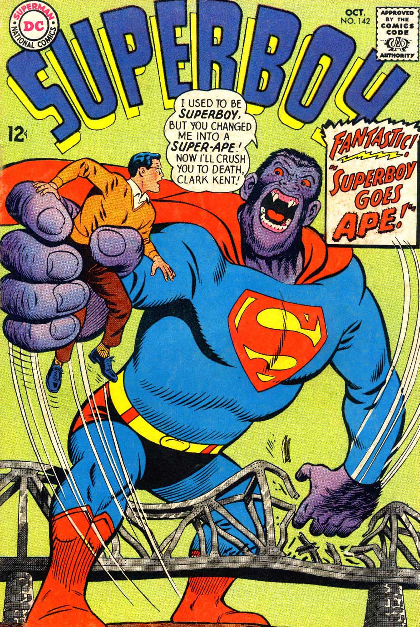 Read online Superboy (1949) comic -  Issue #142 - 1
