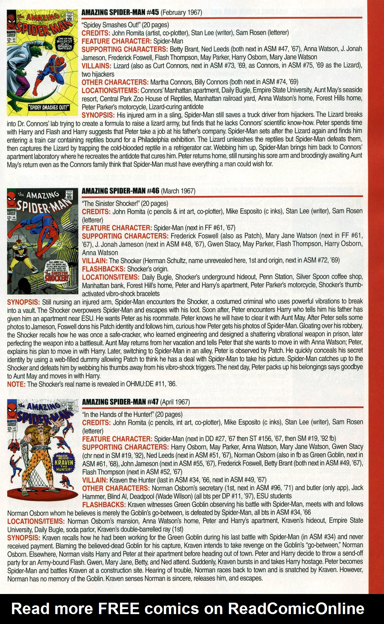 Read online Official Index to the Marvel Universe comic -  Issue #1 - 21