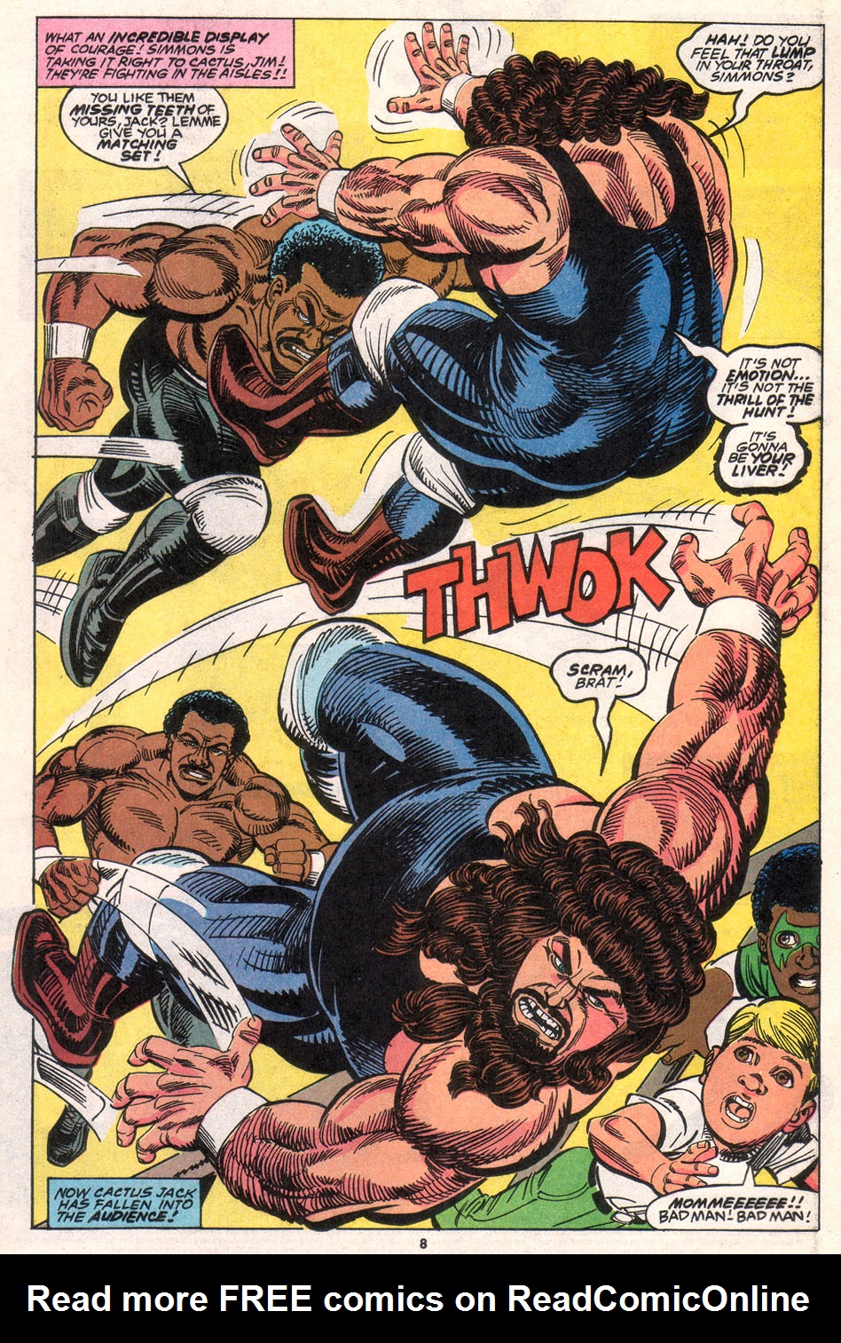 Read online WCW World Championship Wrestling comic -  Issue #7 - 9