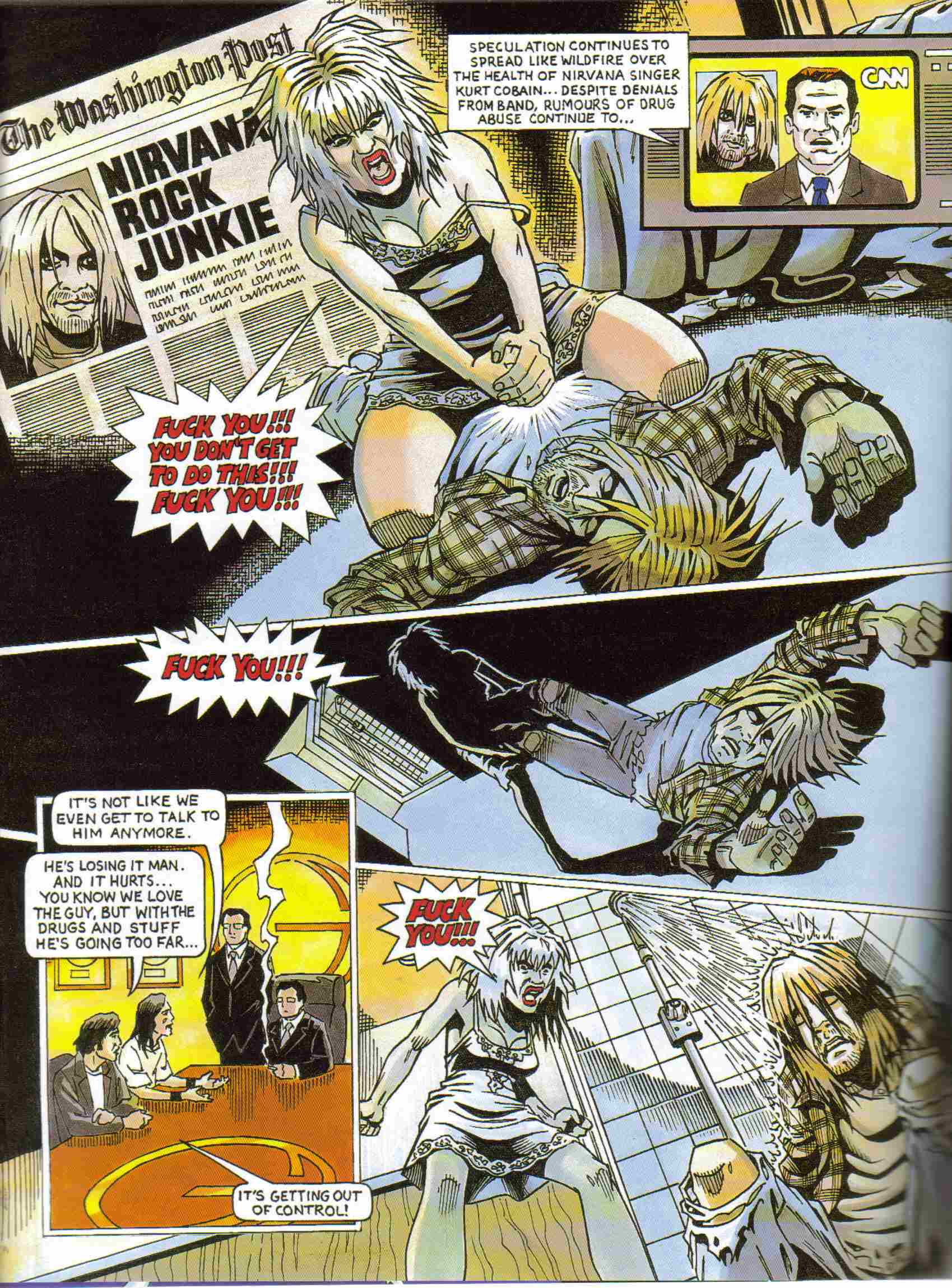 Read online GodSpeed: The Kurt Cobain Graphic comic -  Issue # TPB - 65
