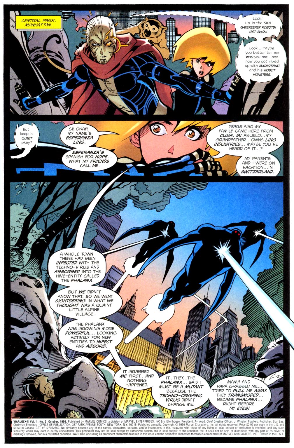 Read online Warlock (1999) comic -  Issue #2 - 4