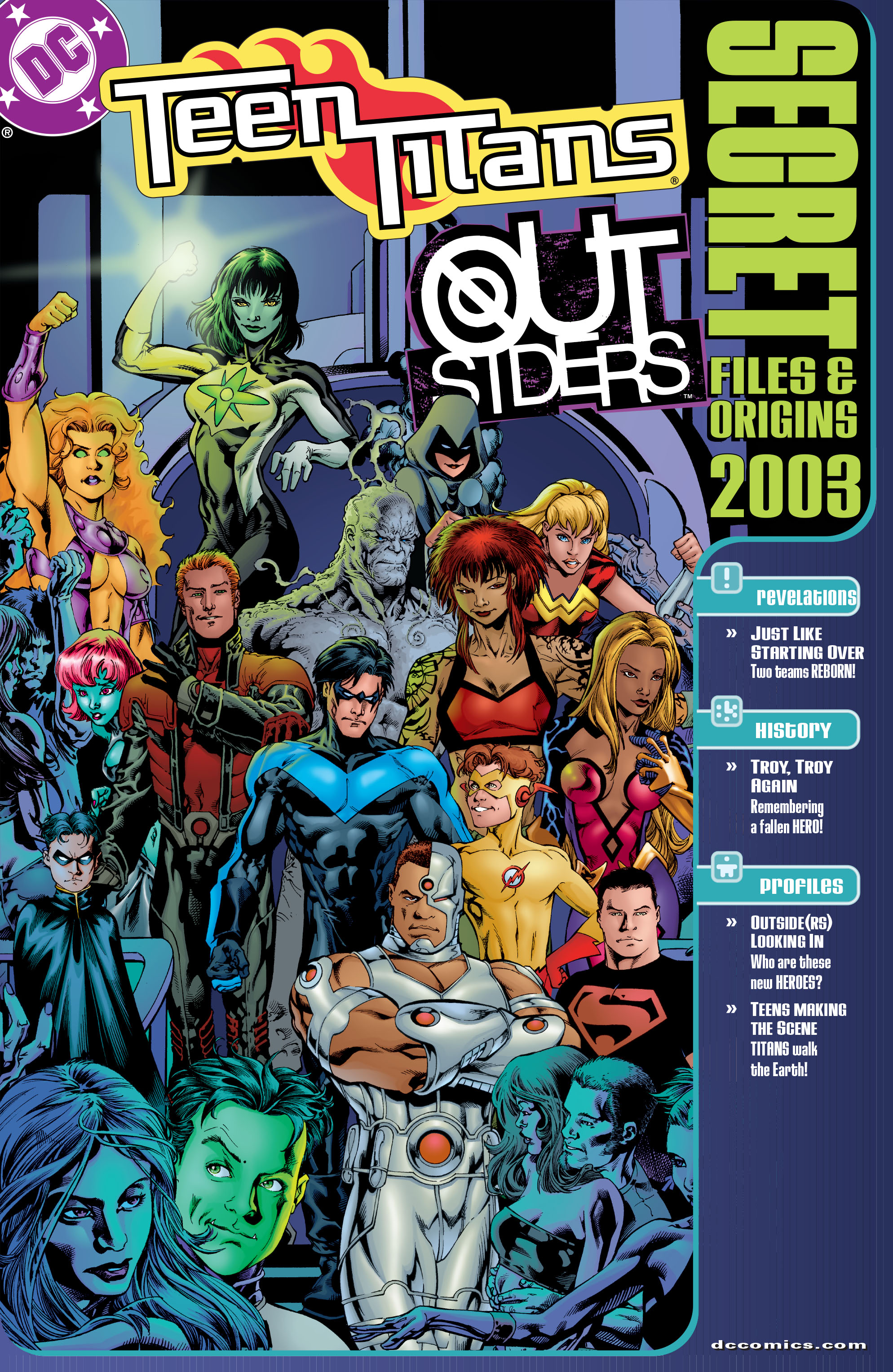Read online Teen Titans/Outsiders Secret Files comic -  Issue # Full - 1