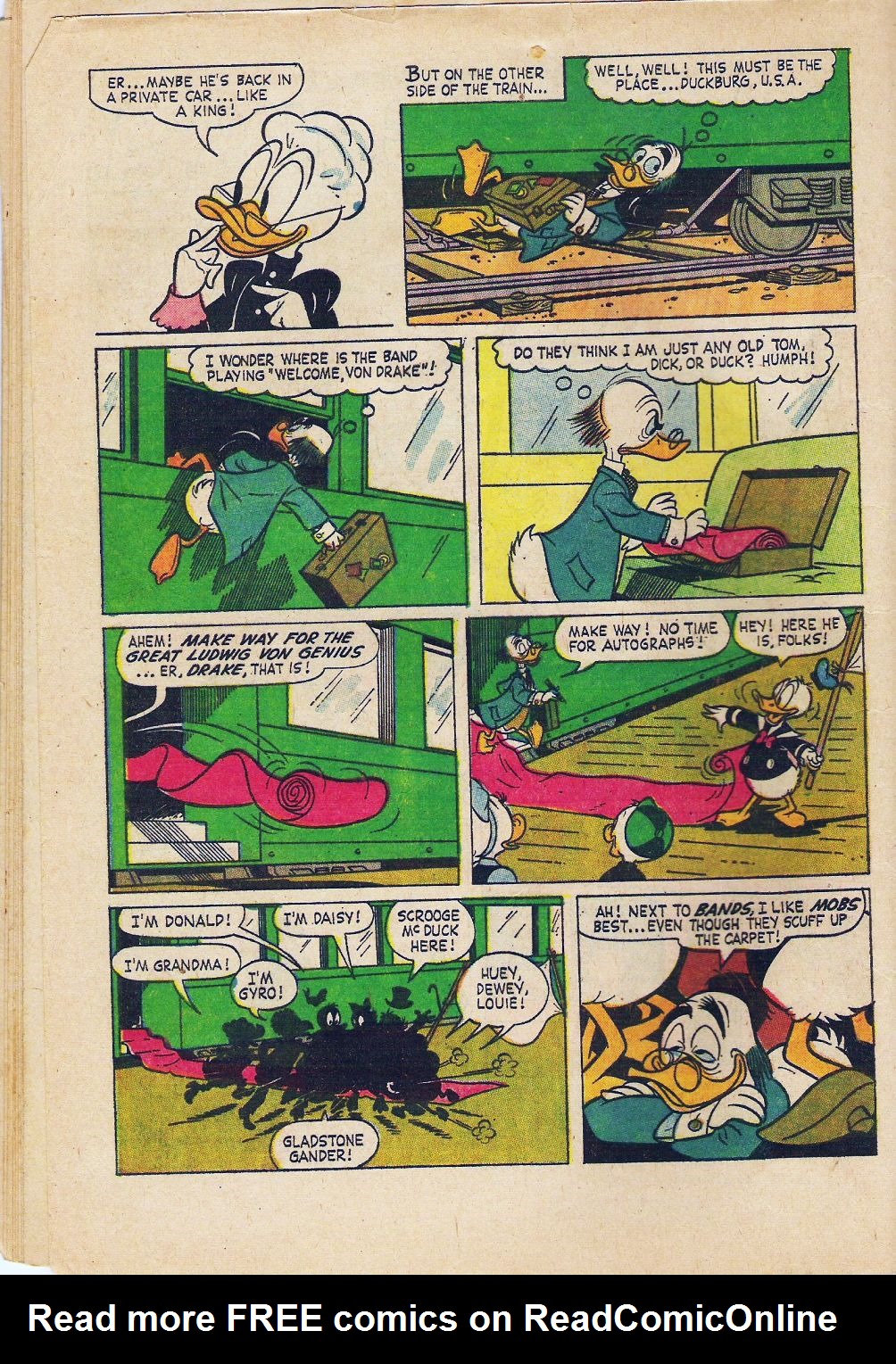 Read online Walt Disney's Ludwig Von Drake comic -  Issue #1 - 4