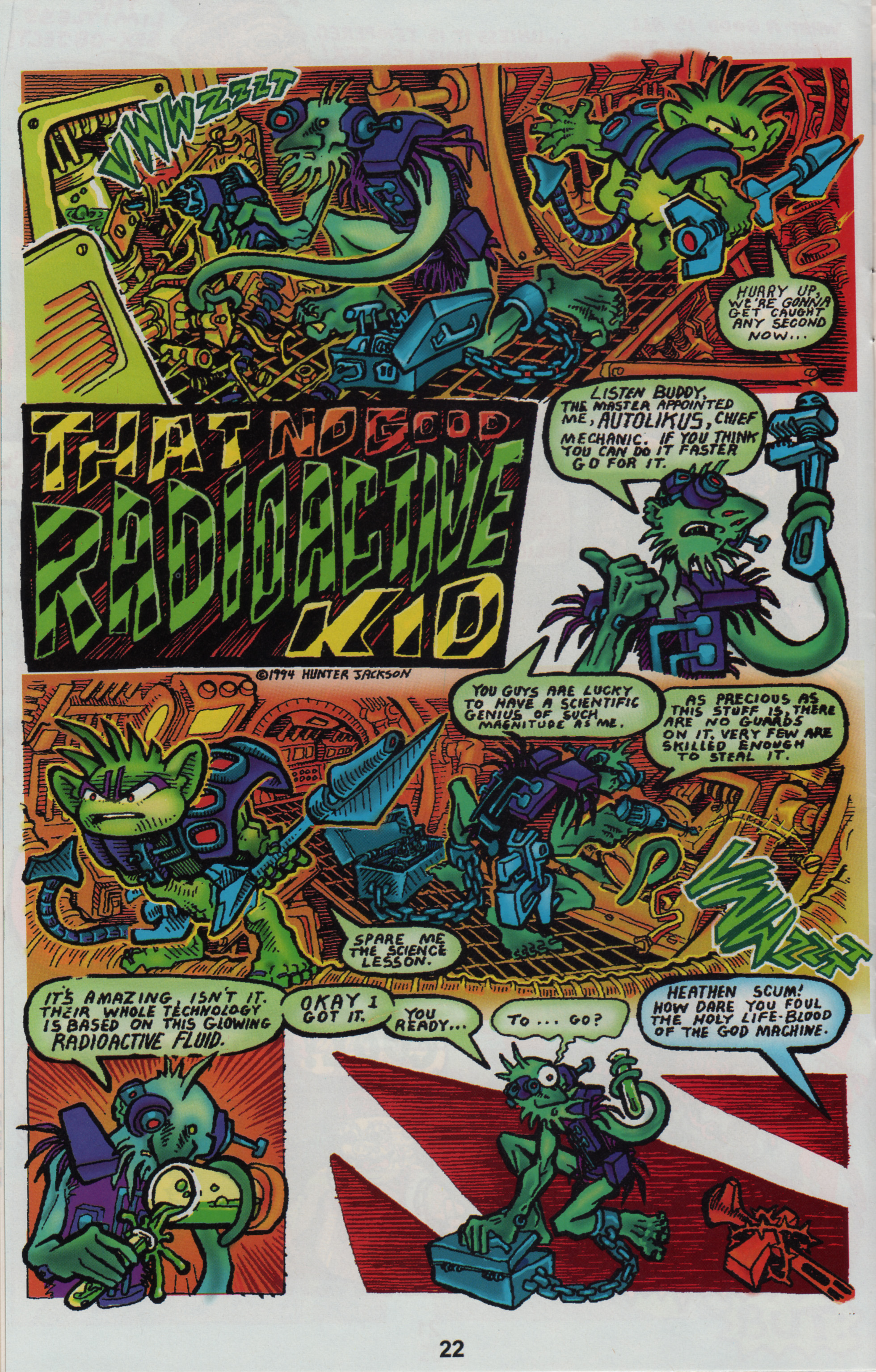 Read online Slavepit Funnies Featuring Gwar comic -  Issue #3 - 24