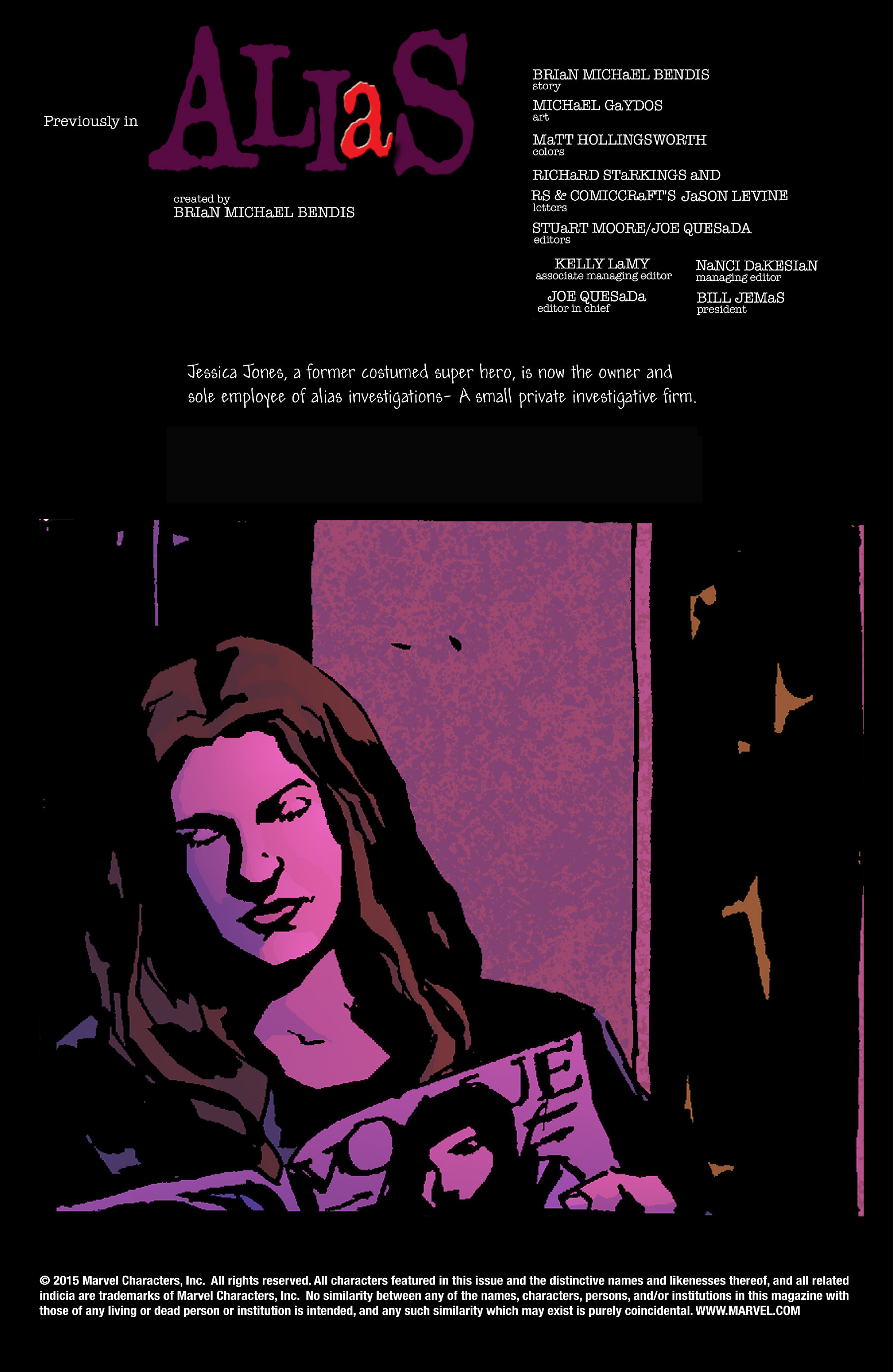 Read online Alias comic -  Issue #15 - 2
