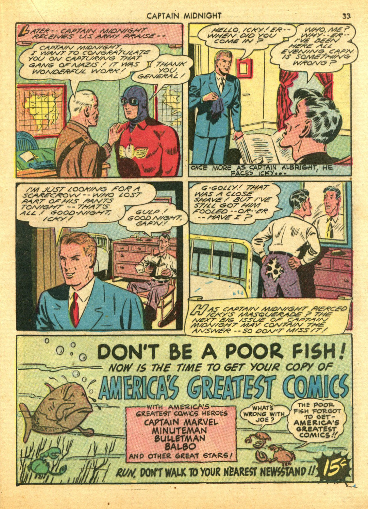 Read online Captain Midnight (1942) comic -  Issue #5 - 33