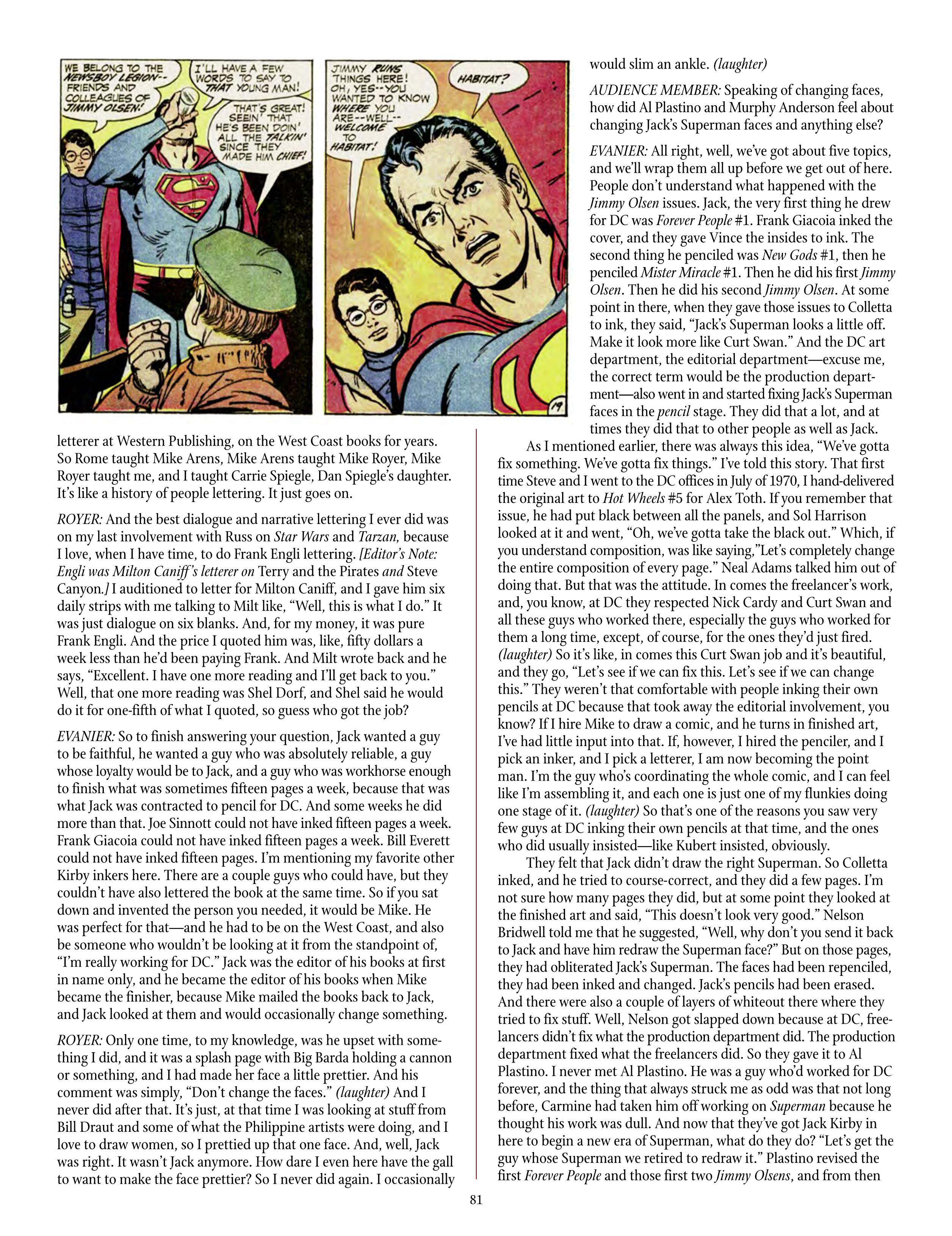 Read online The Jack Kirby Collector comic -  Issue #71 - 83