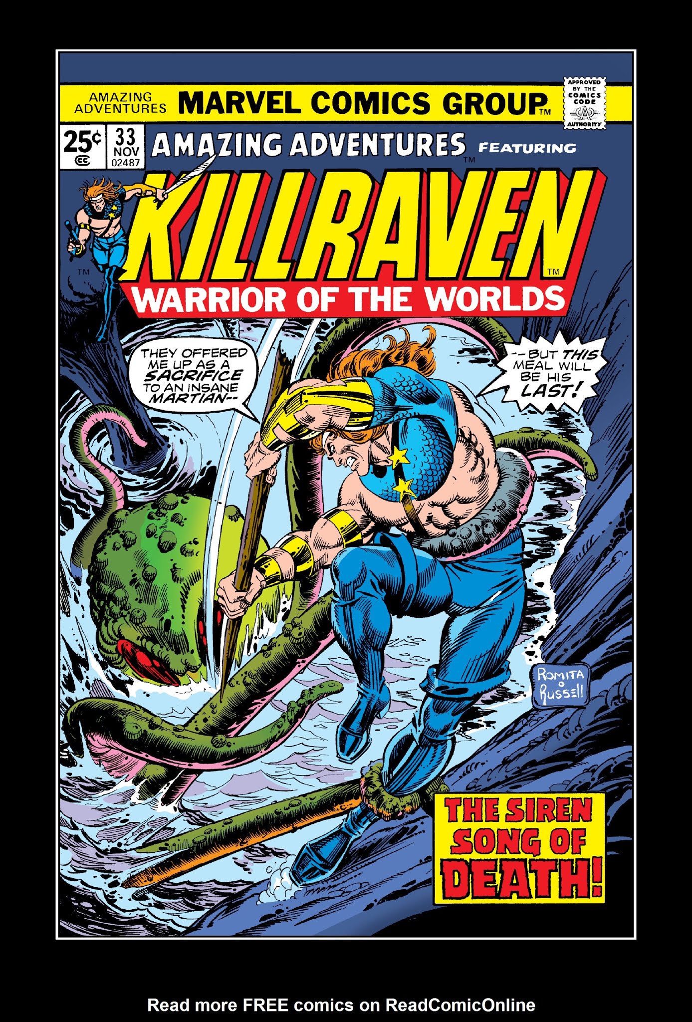 Read online Marvel Masterworks: Killraven comic -  Issue # TPB 1 (Part 3) - 64