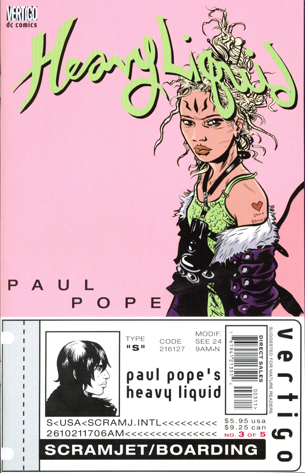 Read online Heavy Liquid comic -  Issue #3 - 1