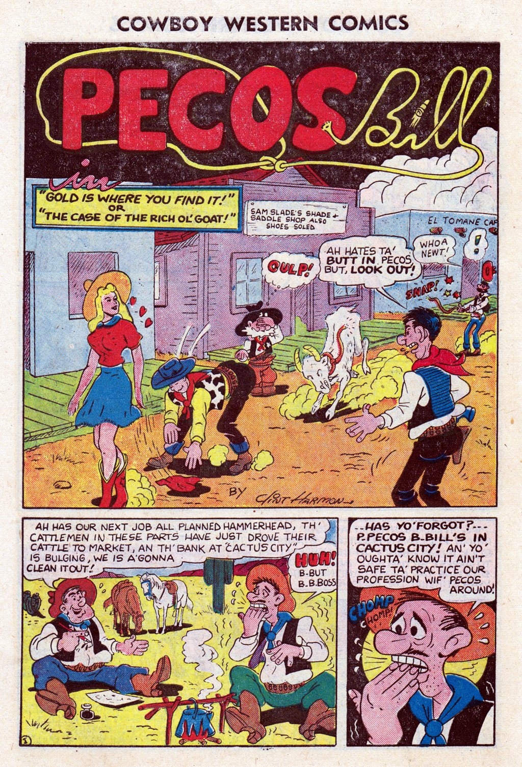 Read online Cowboy Western Comics (1948) comic -  Issue #36 - 30