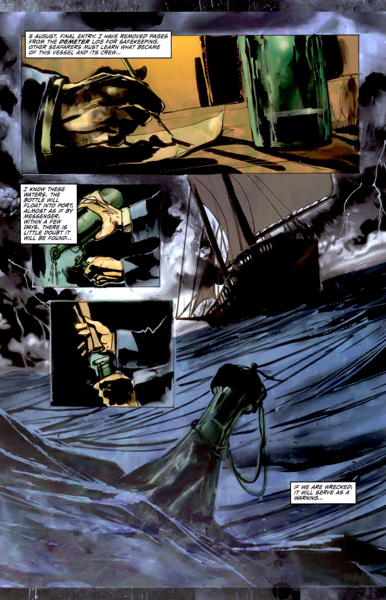 Read online Bram Stoker's Death Ship comic -  Issue #4 - 16