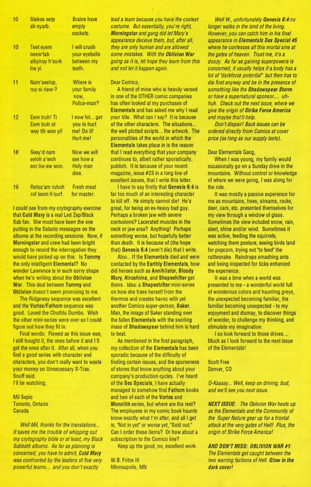 Read online Elementals (1989) comic -  Issue #25 - 34