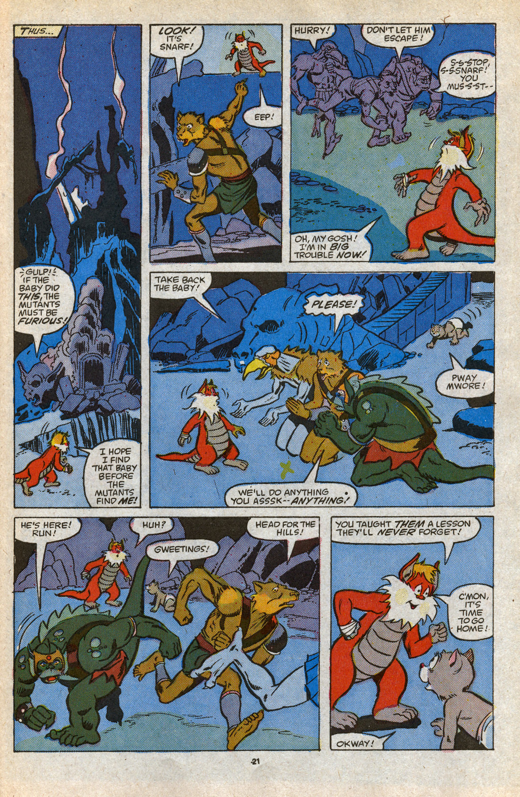 Read online ThunderCats (1985) comic -  Issue #21 - 32