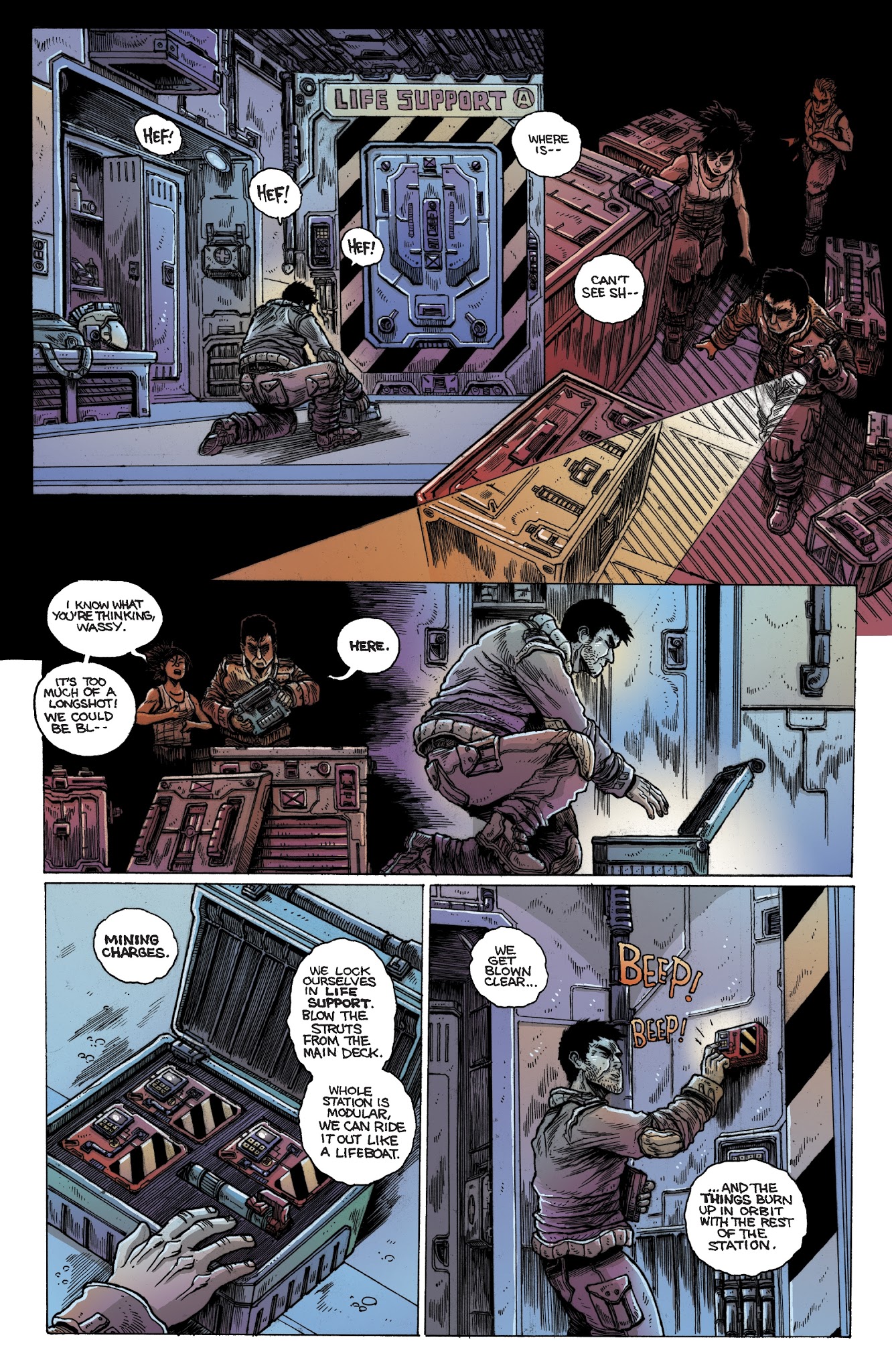 Read online Aliens: Dead Orbit comic -  Issue #4 - 5