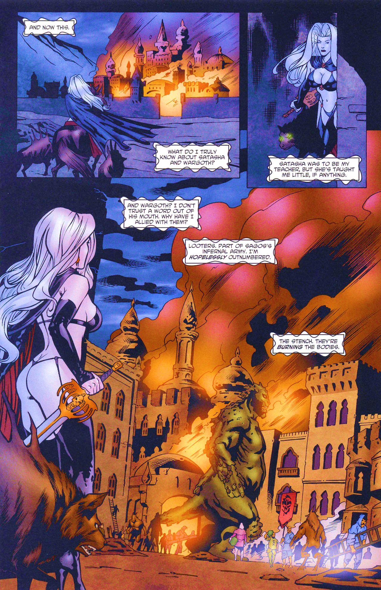 Read online Brian Pulido's Lady Death: Blacklands comic -  Issue #3 - 18