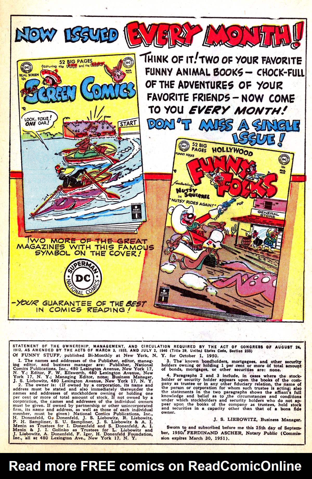 Read online Funny Stuff comic -  Issue #59 - 42