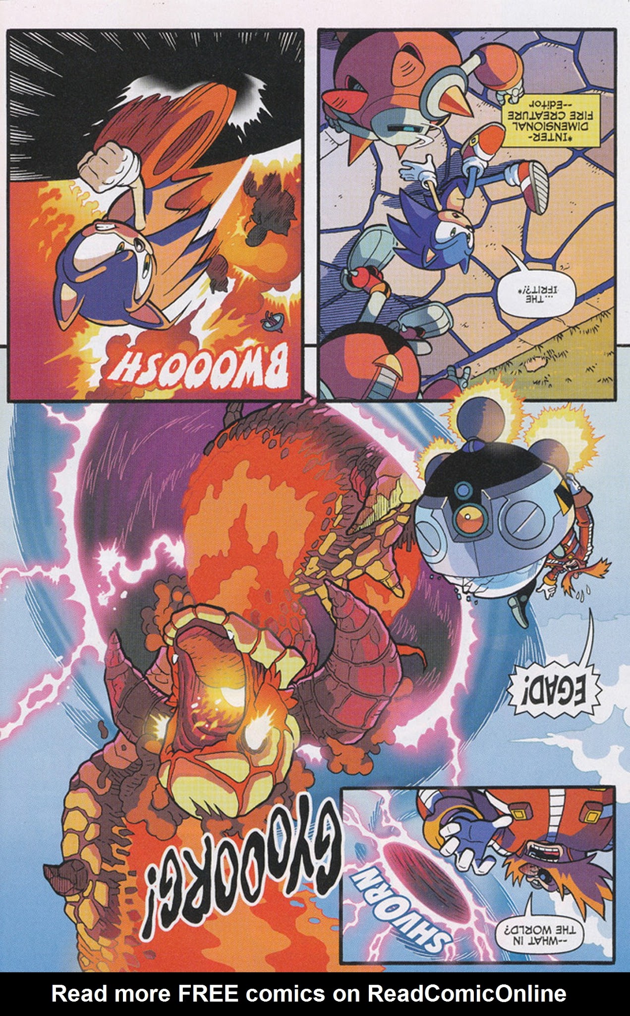Read online Free Comic Book Day 2015 comic -  Issue # Sonic the Hedgehog - Mega Man Worlds Unite Prelude - 37