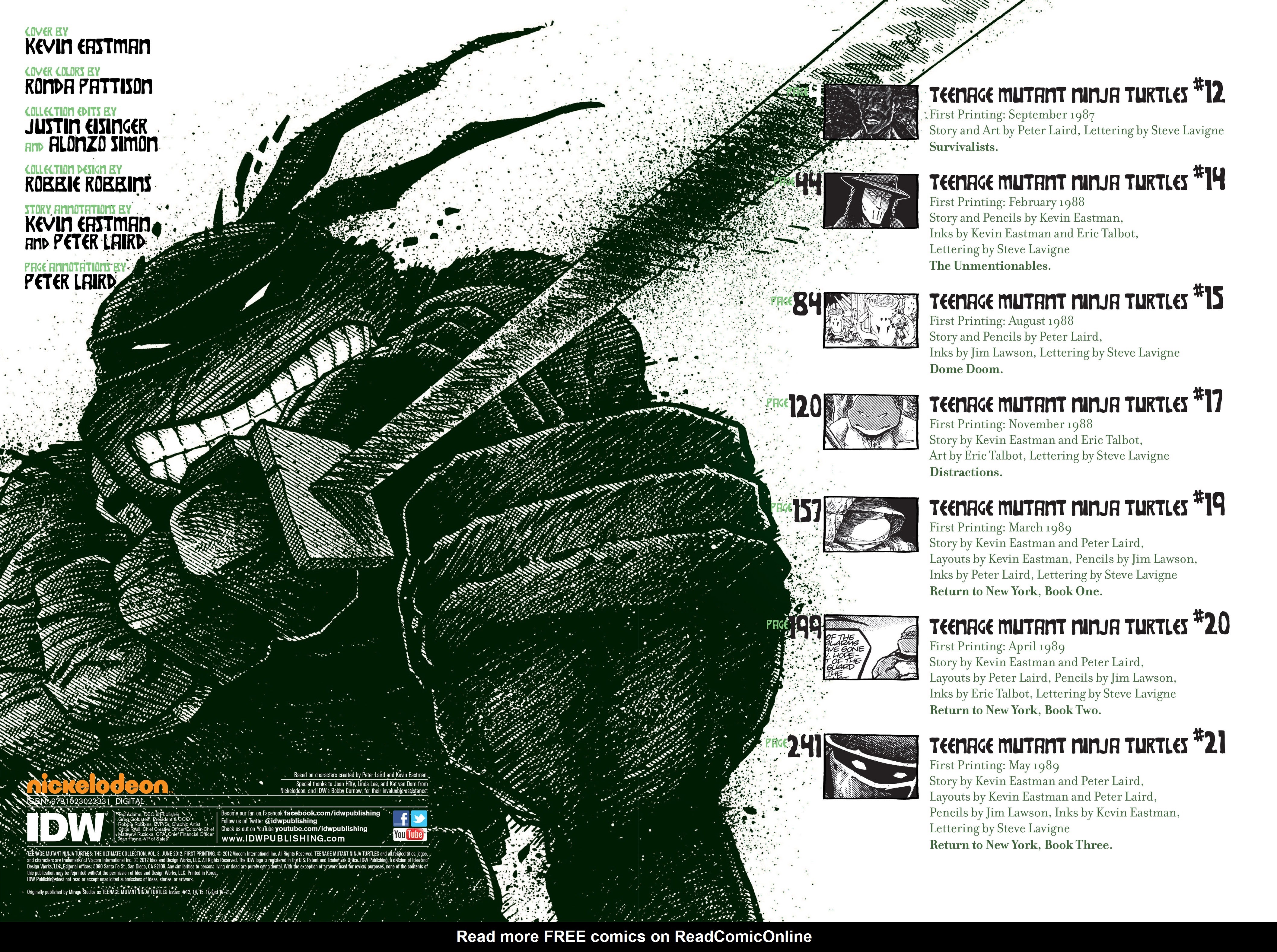 Read online Teenage Mutant Ninja Turtles: The Ultimate Collection comic -  Issue # TPB 3 (Part 1) - 3