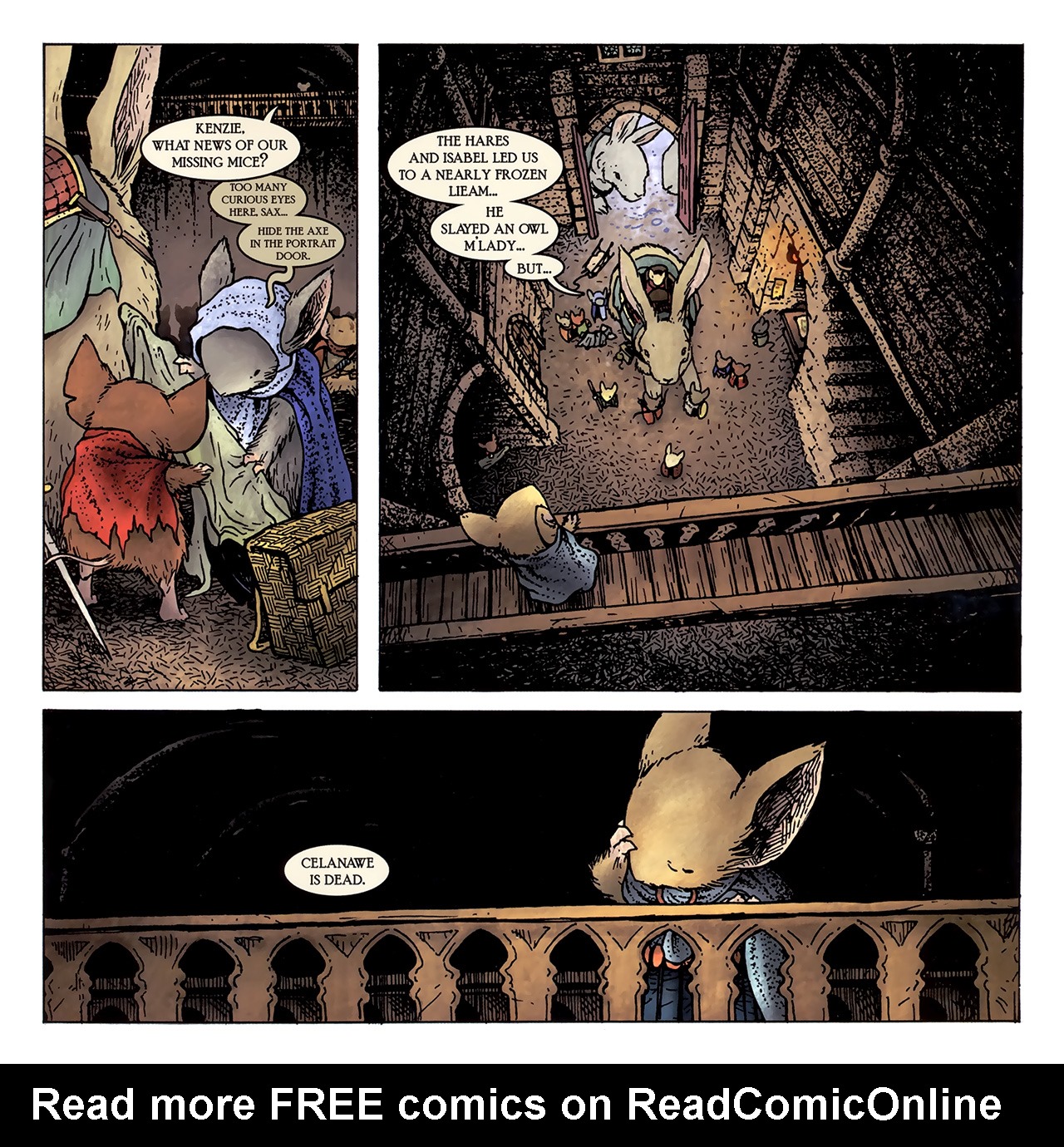 Read online Mouse Guard: Winter 1152 comic -  Issue #6 - 15