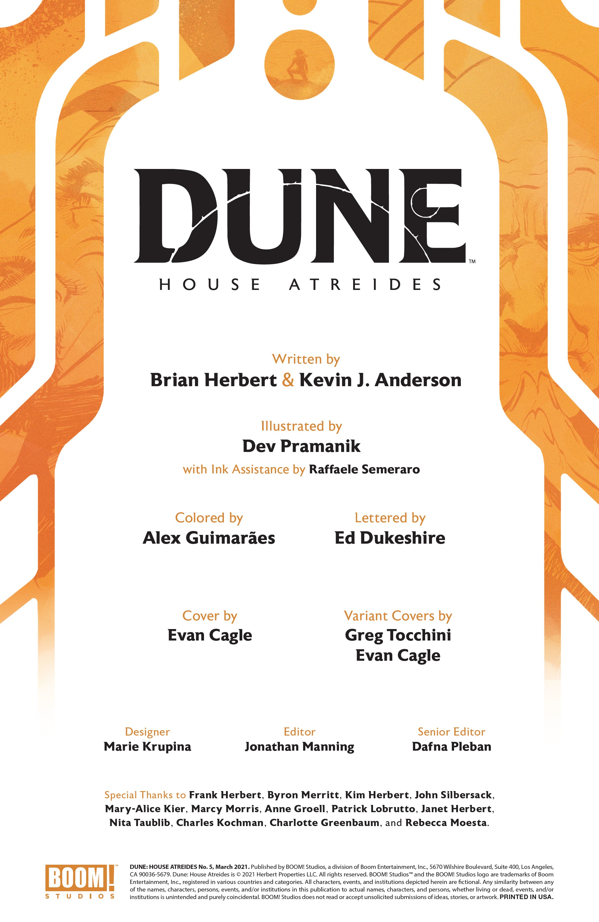 Read online Dune: House Atreides comic -  Issue #5 - 2