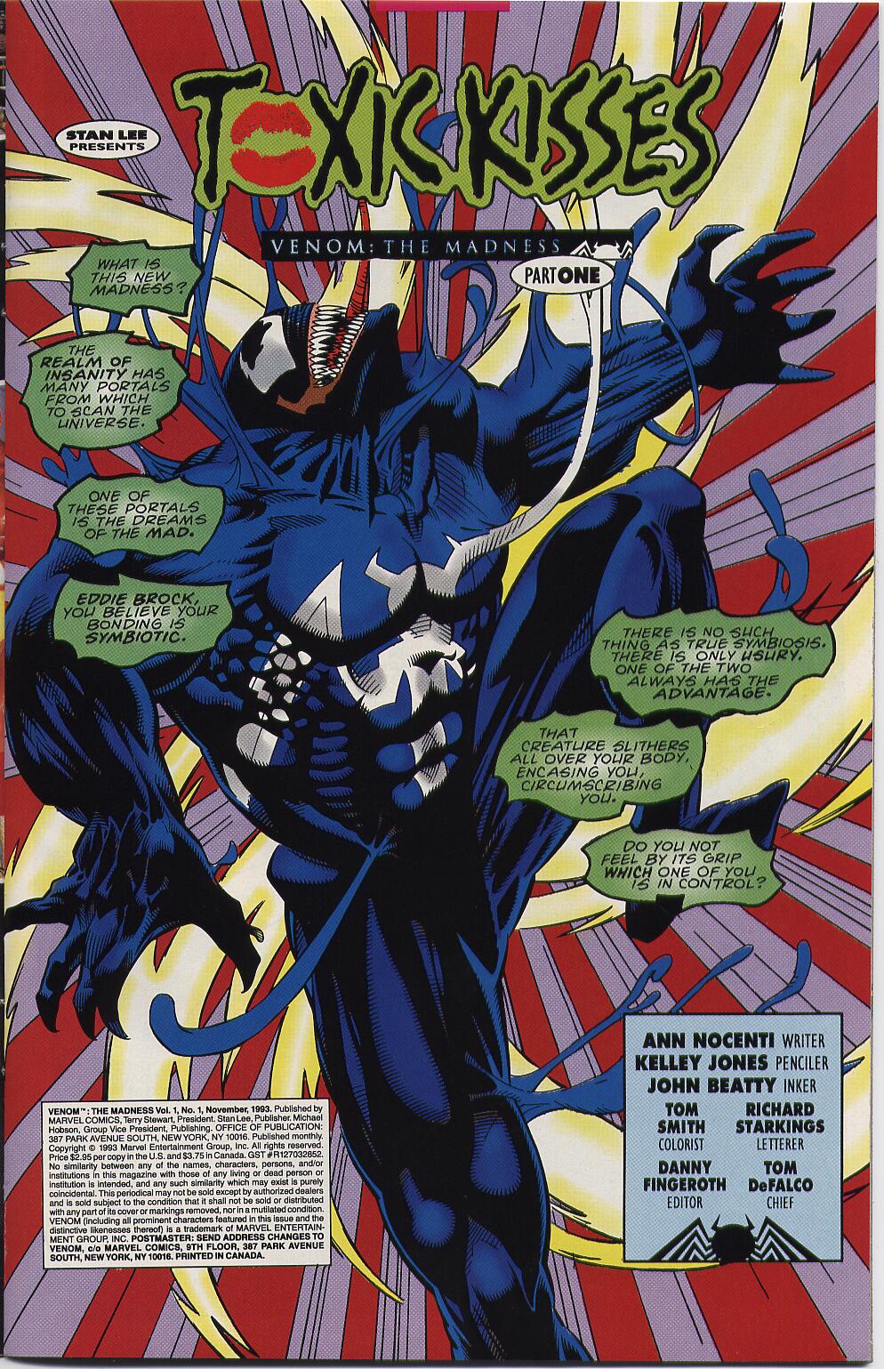 Read online Venom: The Madness comic -  Issue #1 - 2