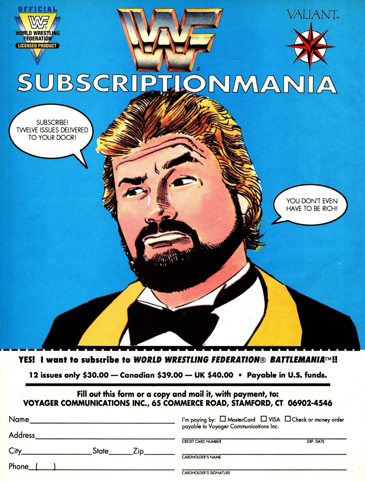 Read online WWF Battlemania comic -  Issue #1 - 44