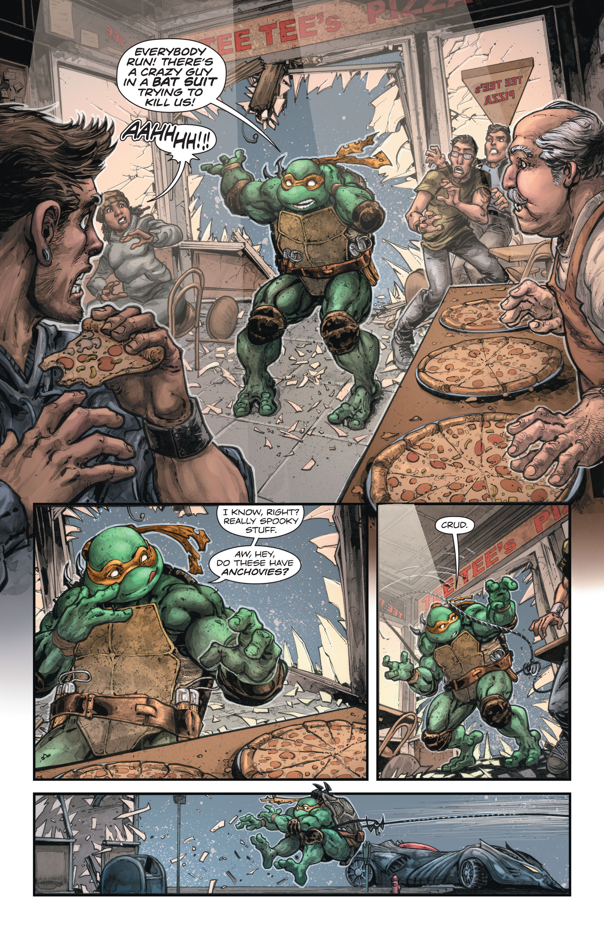 Read online Batman/Teenage Mutant Ninja Turtles comic -  Issue #2 - 4