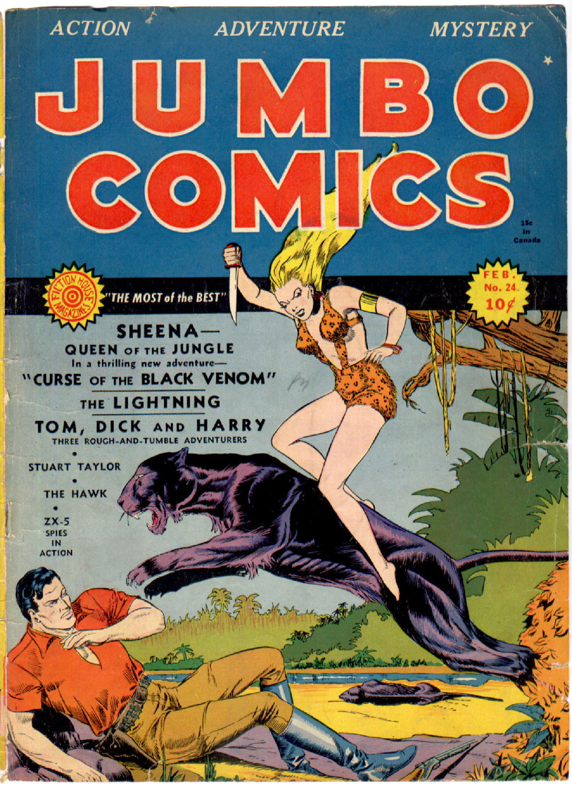 Read online Jumbo Comics comic -  Issue #24 - 1