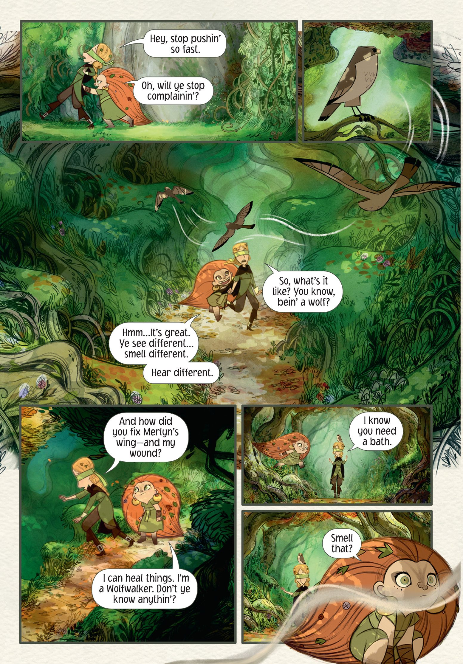 Read online Wolfwalkers: The Graphic Novel comic -  Issue # TPB (Part 2) - 3