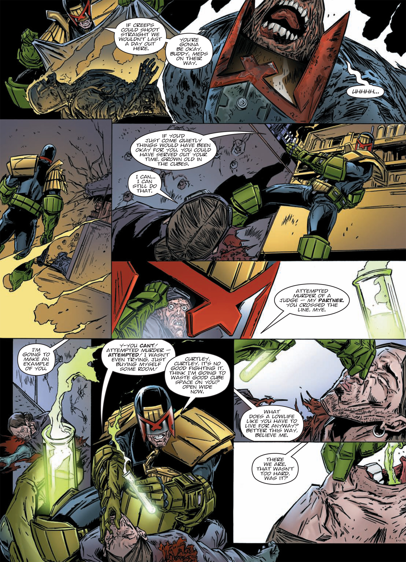 Read online Judge Dredd: Day of Chaos: Fallout comic -  Issue # TPB (Part 3) - 28