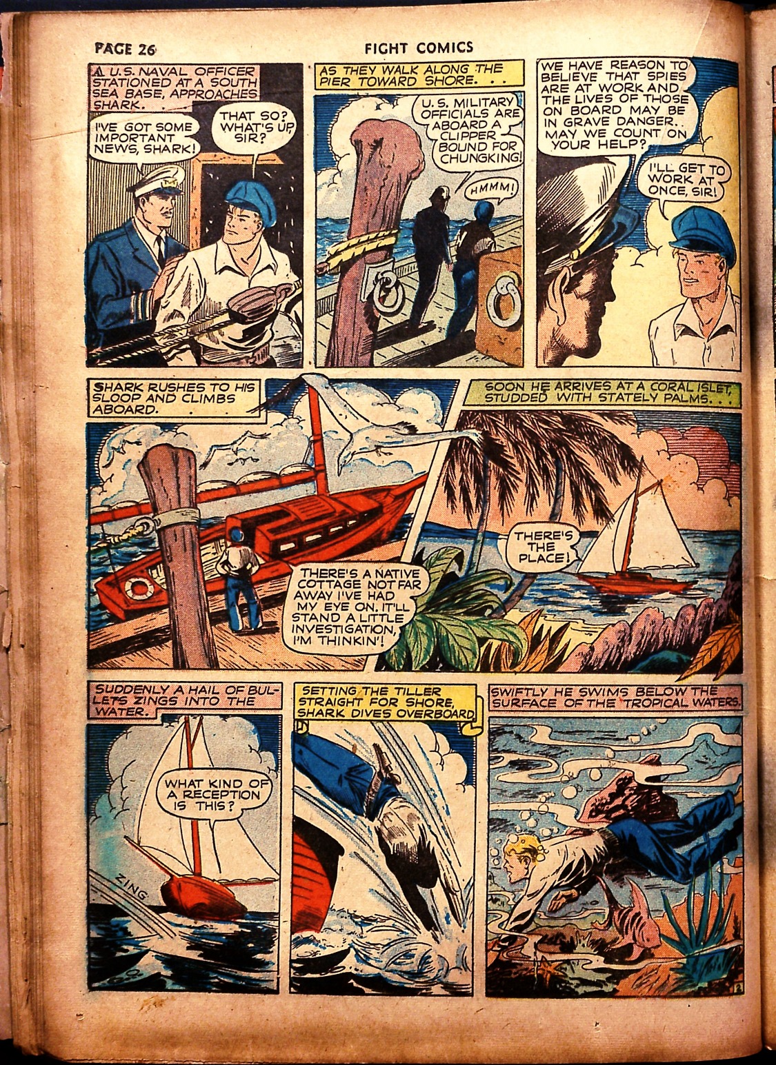 Read online Fight Comics comic -  Issue #17 - 29