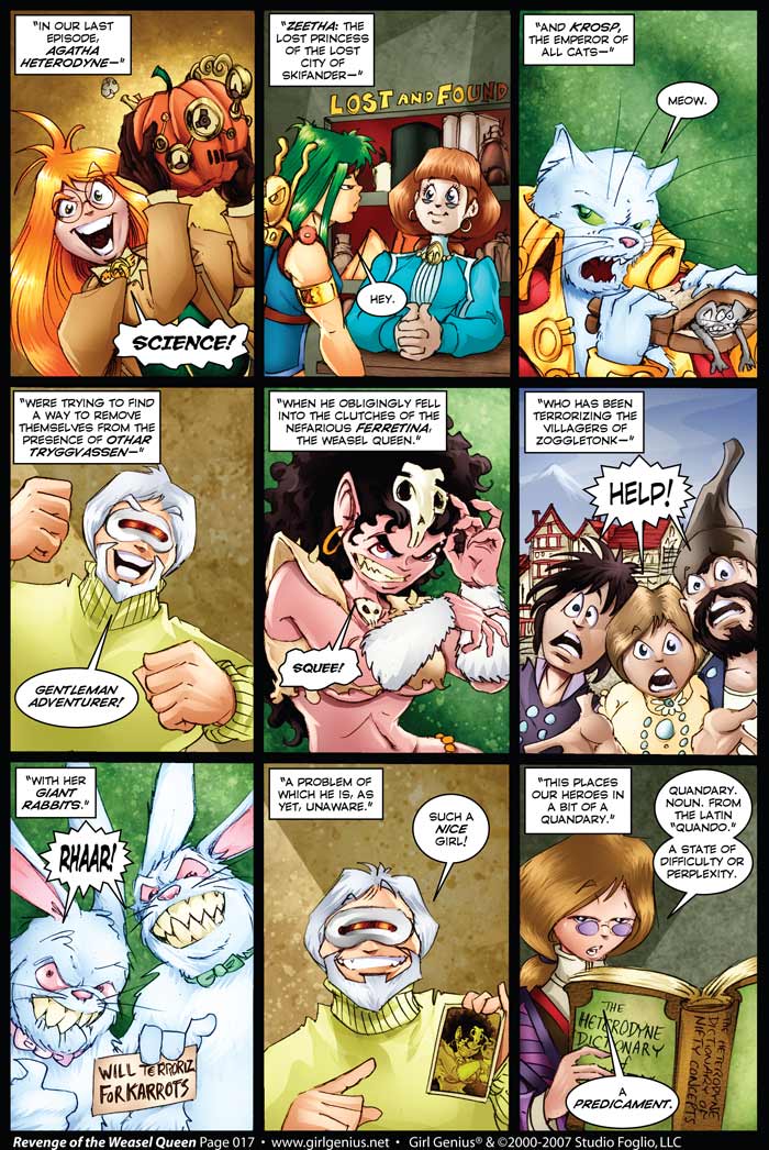 Read online Girl Genius (2002) comic -  Issue #7 - 135