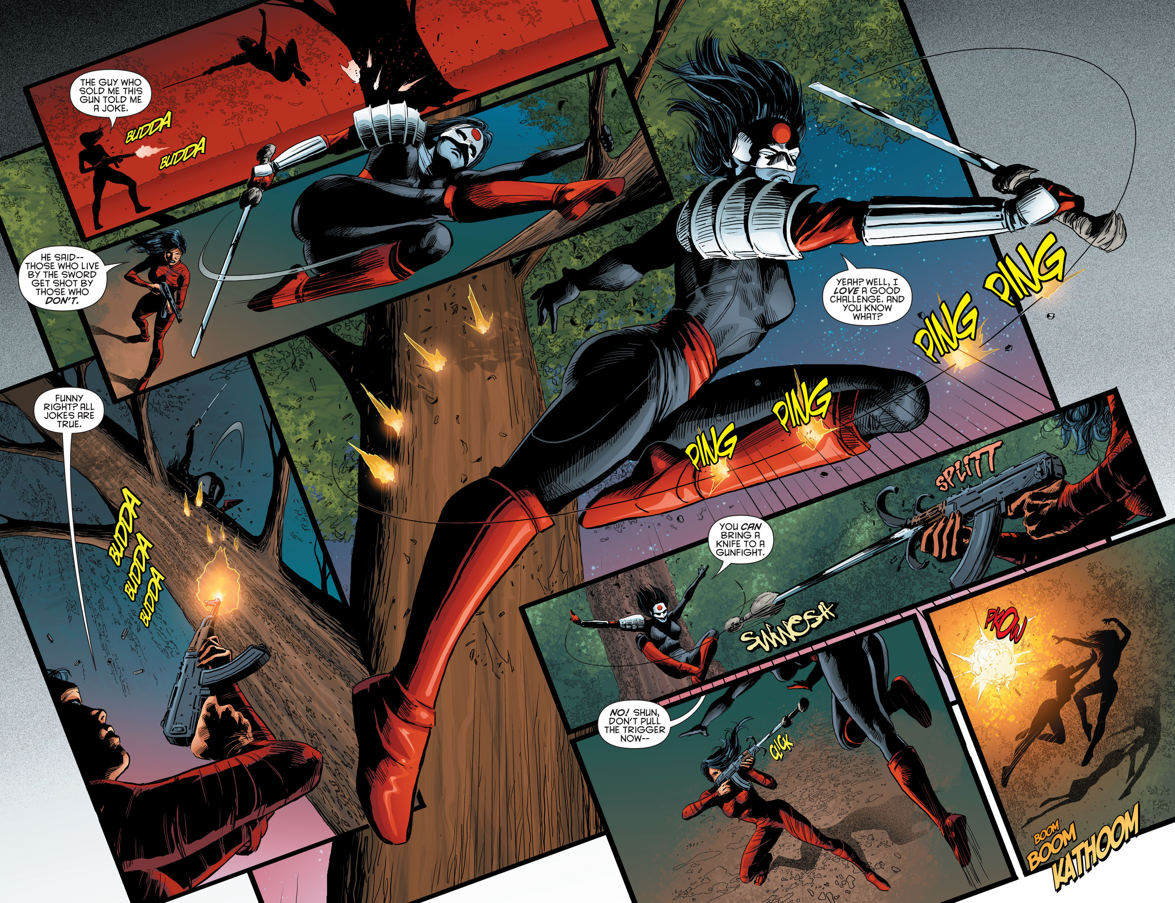 Read online Katana comic -  Issue #10 - 16