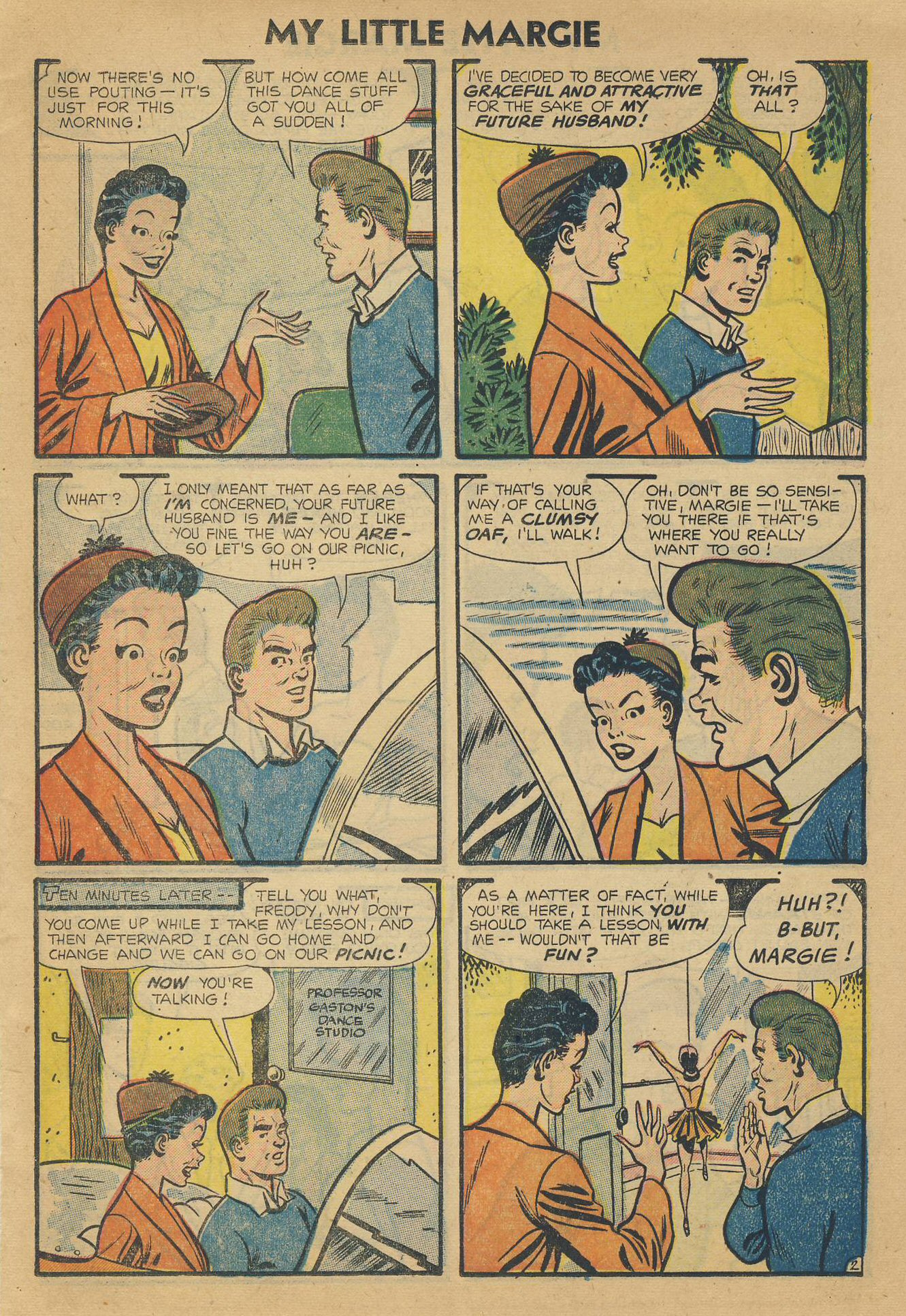 Read online My Little Margie (1954) comic -  Issue #4 - 11