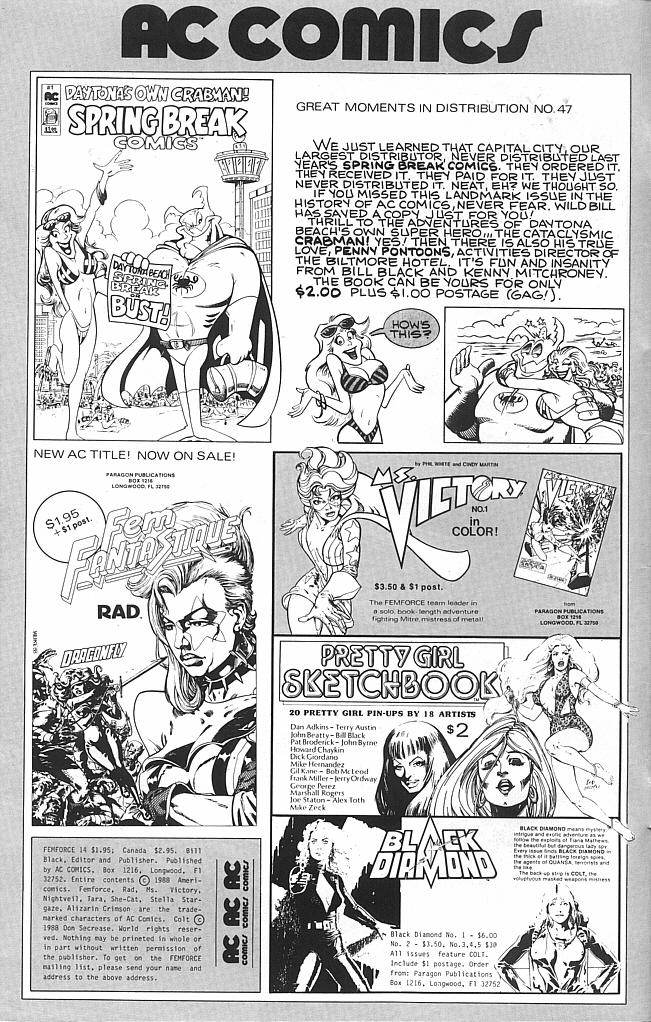 Read online Femforce comic -  Issue #14 - 2