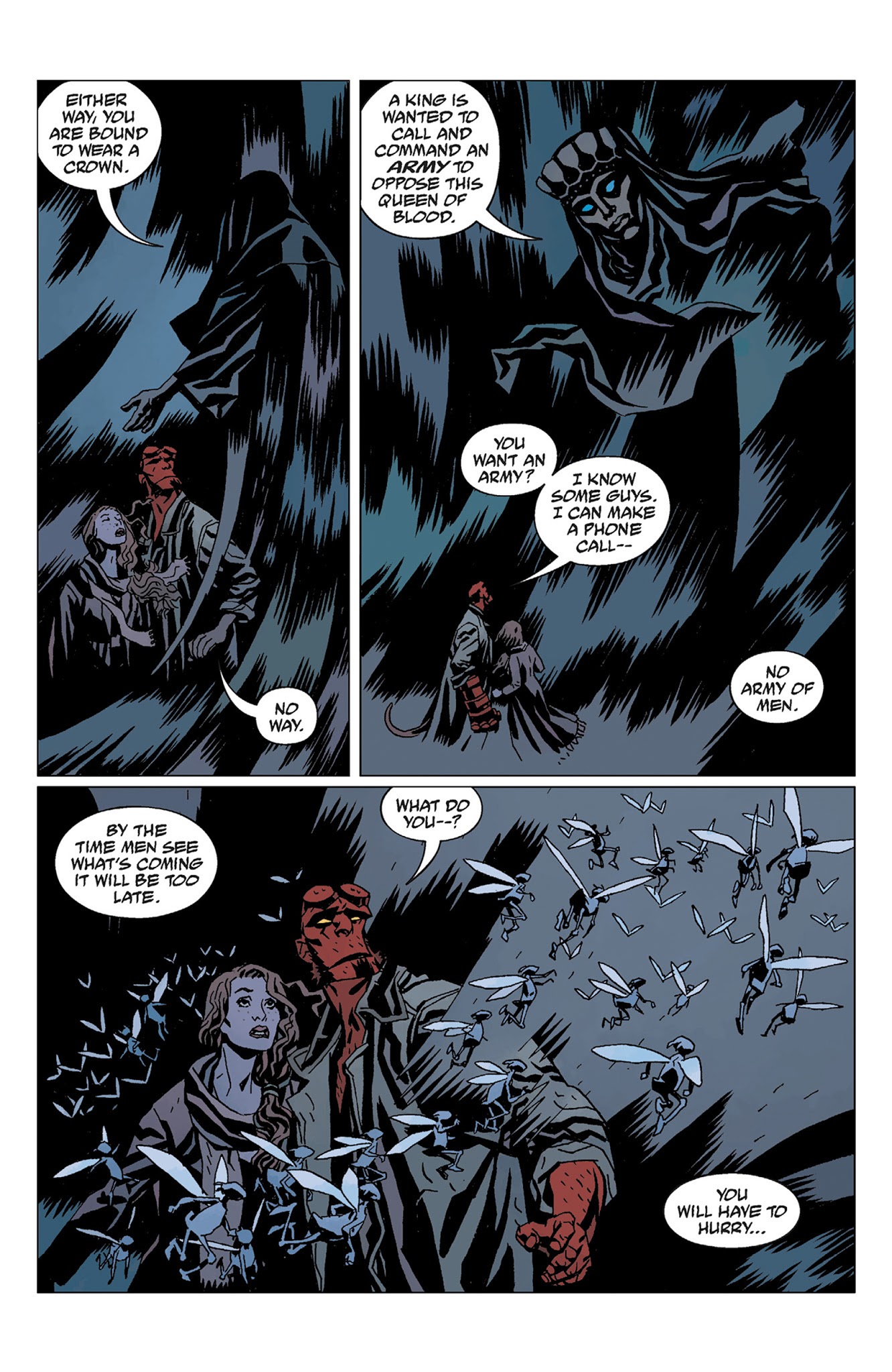 Read online Hellboy: The Wild Hunt comic -  Issue # TPB - 72
