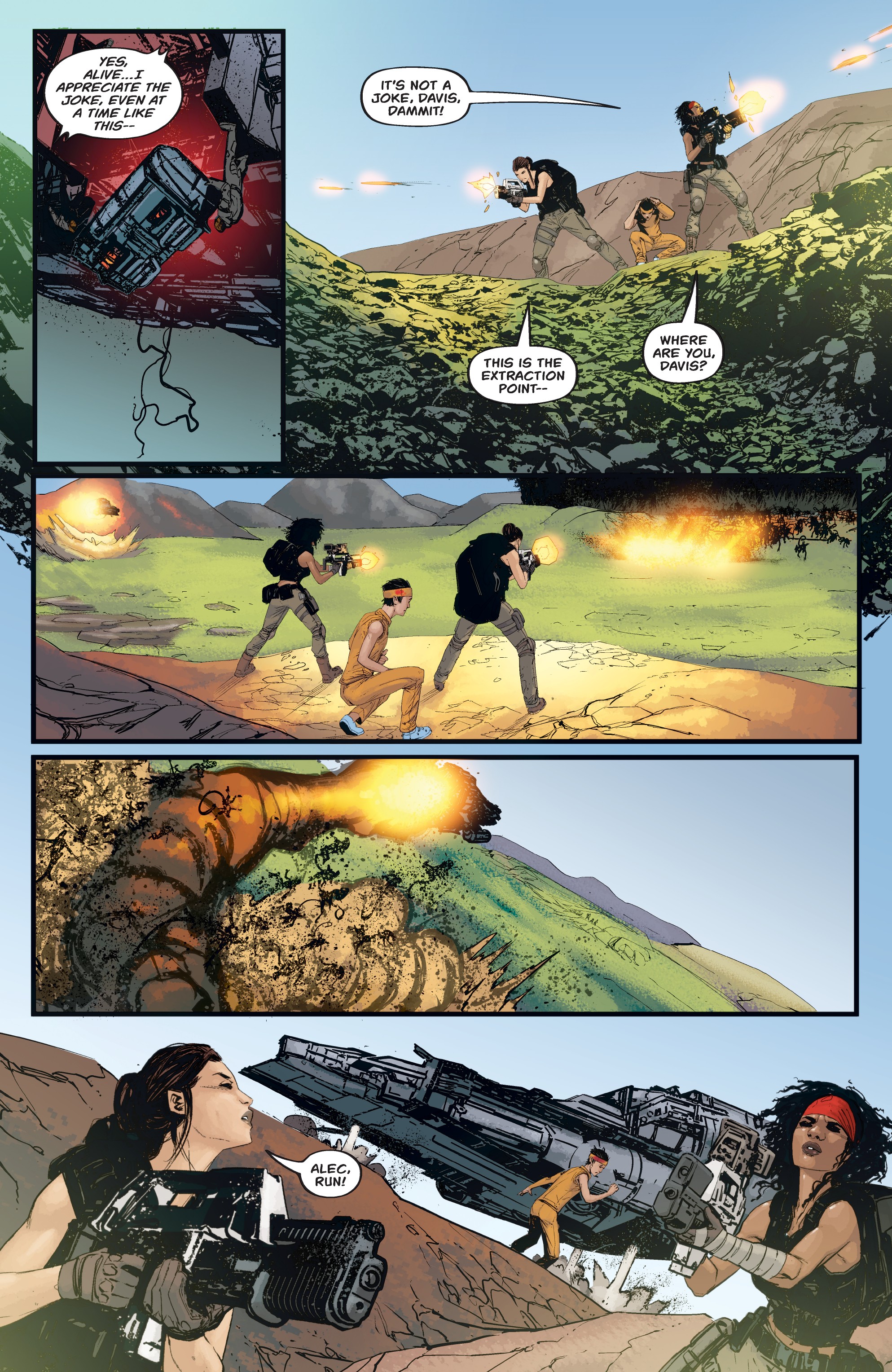 Read online Aliens: Resistance comic -  Issue #4 - 16