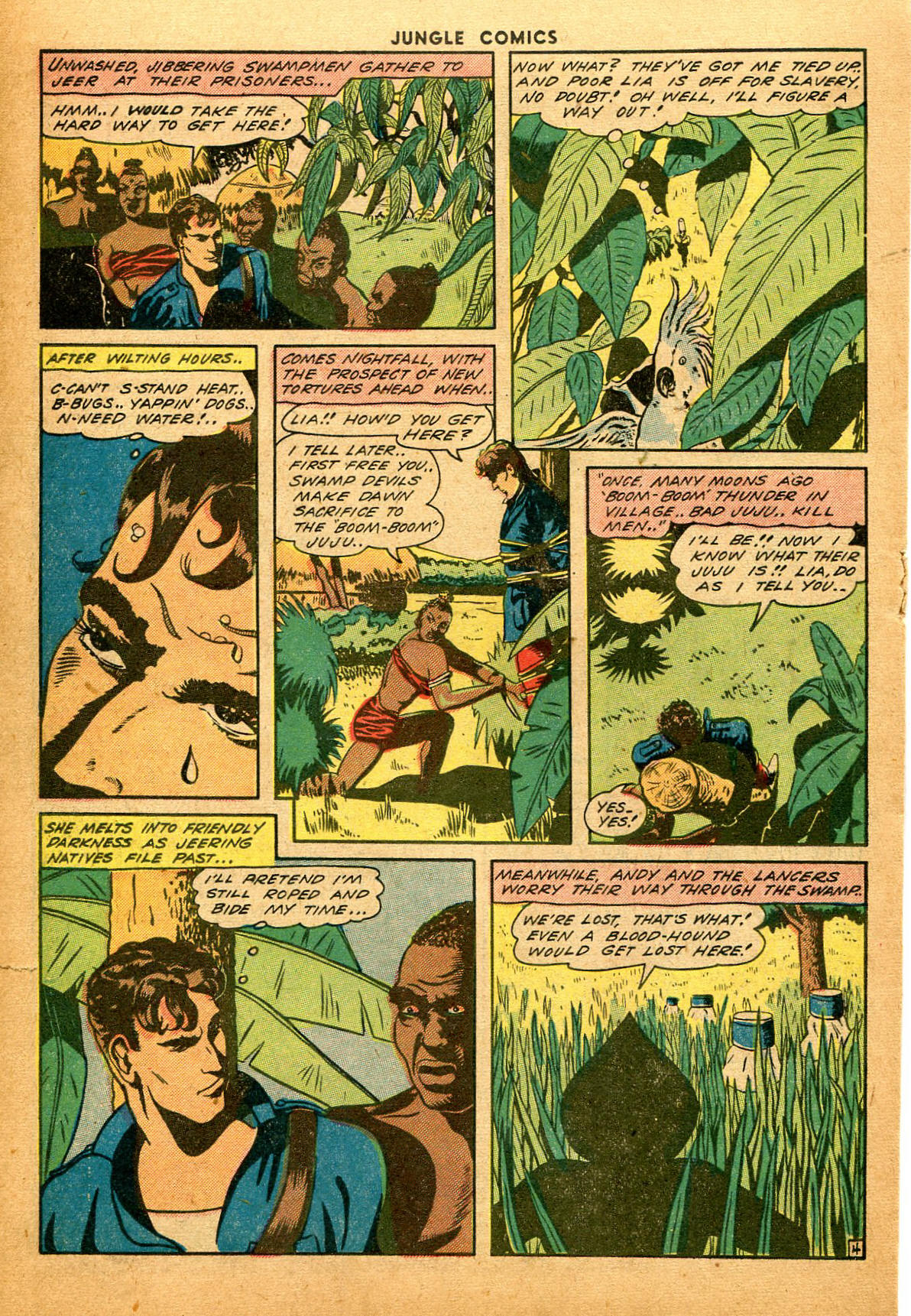 Read online Jungle Comics comic -  Issue #57 - 30