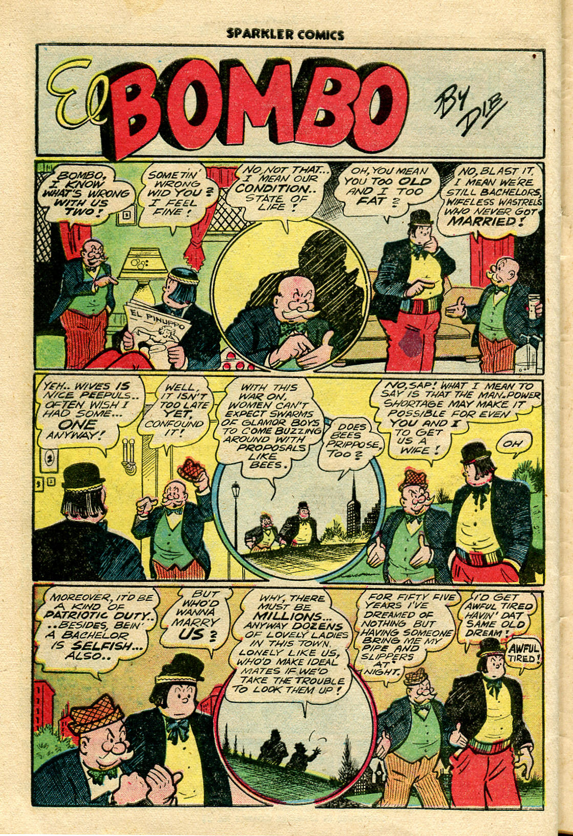 Read online Sparkler Comics comic -  Issue #36 - 40