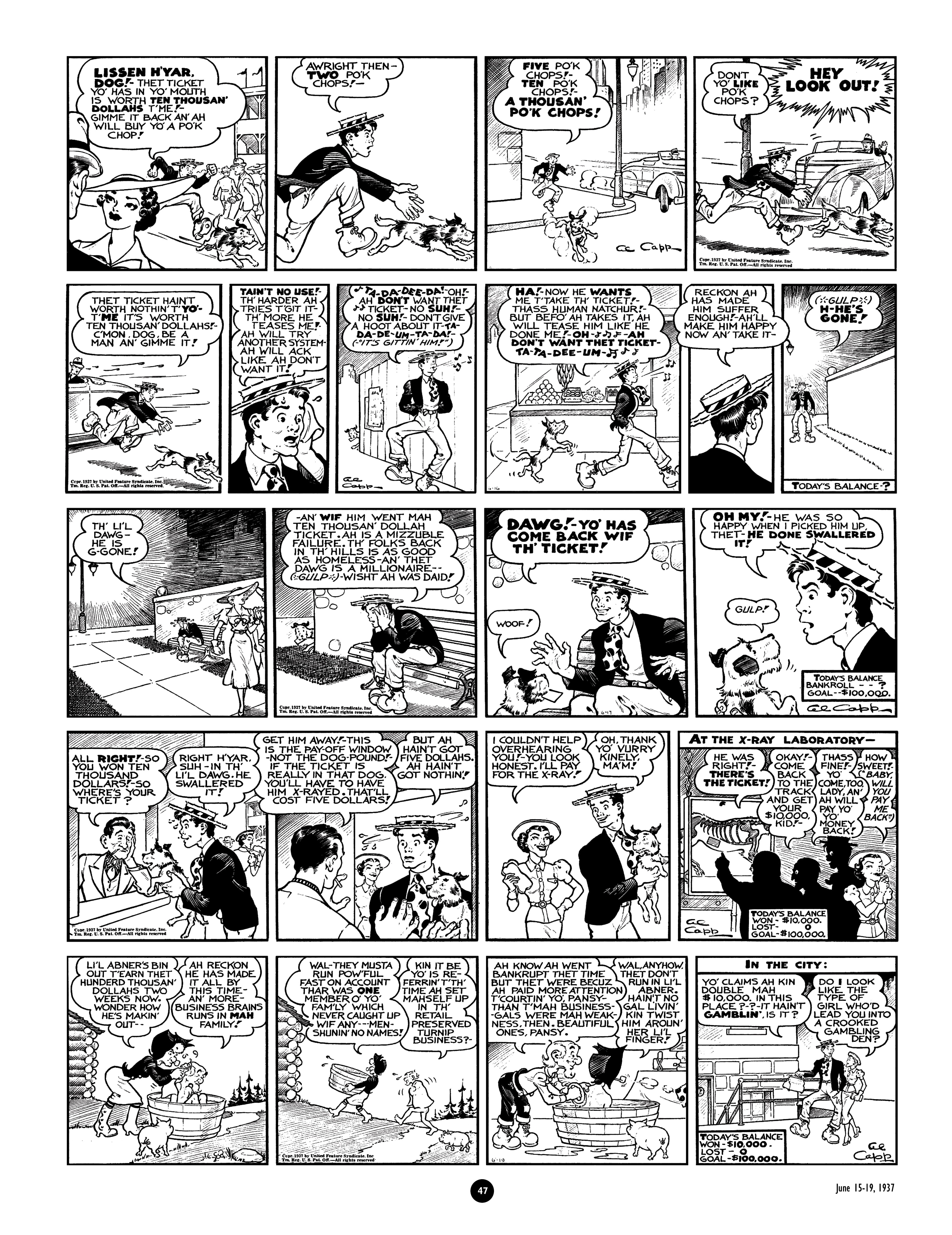 Read online Al Capp's Li'l Abner Complete Daily & Color Sunday Comics comic -  Issue # TPB 2 (Part 1) - 48