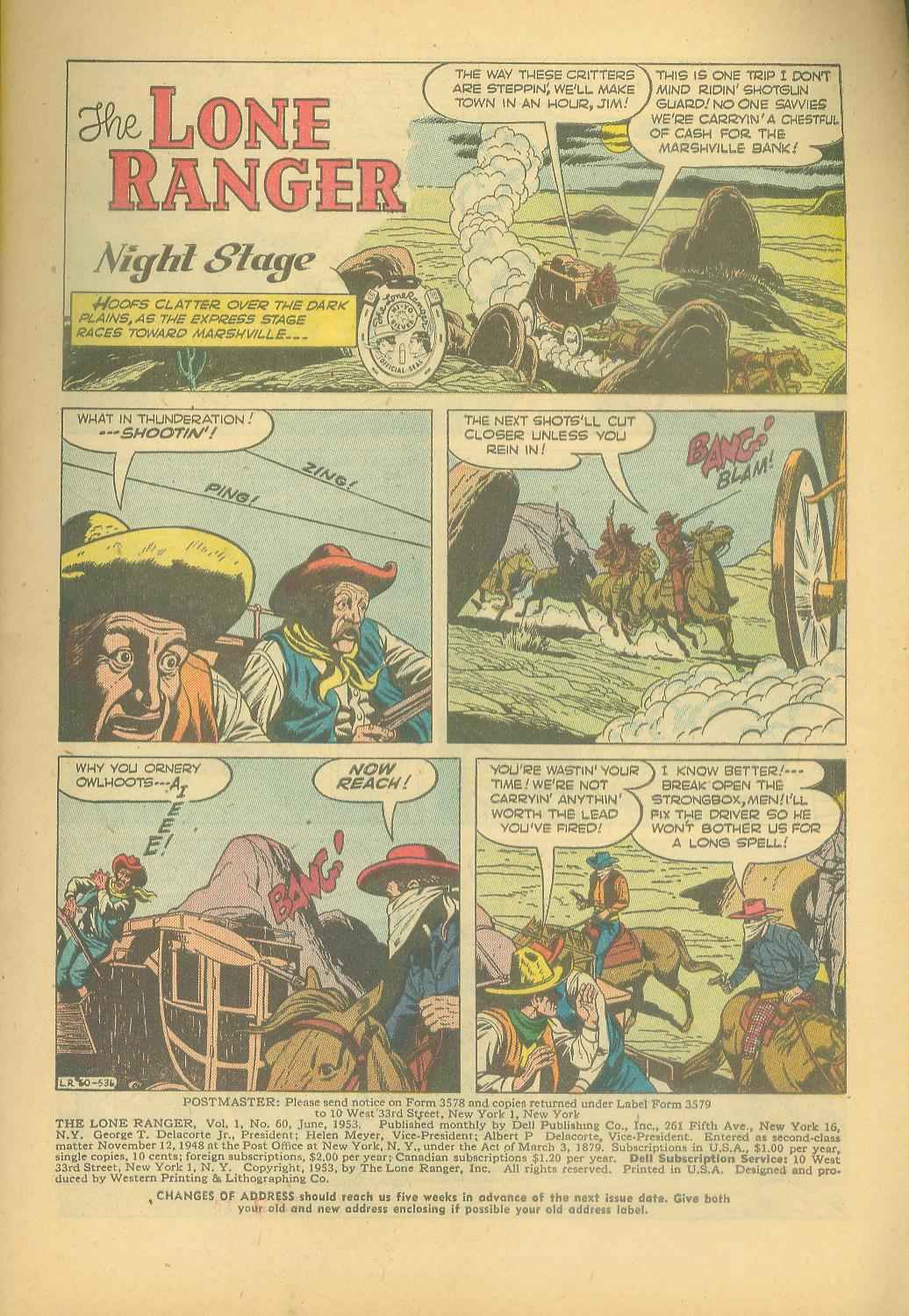 Read online The Lone Ranger (1948) comic -  Issue #60 - 3