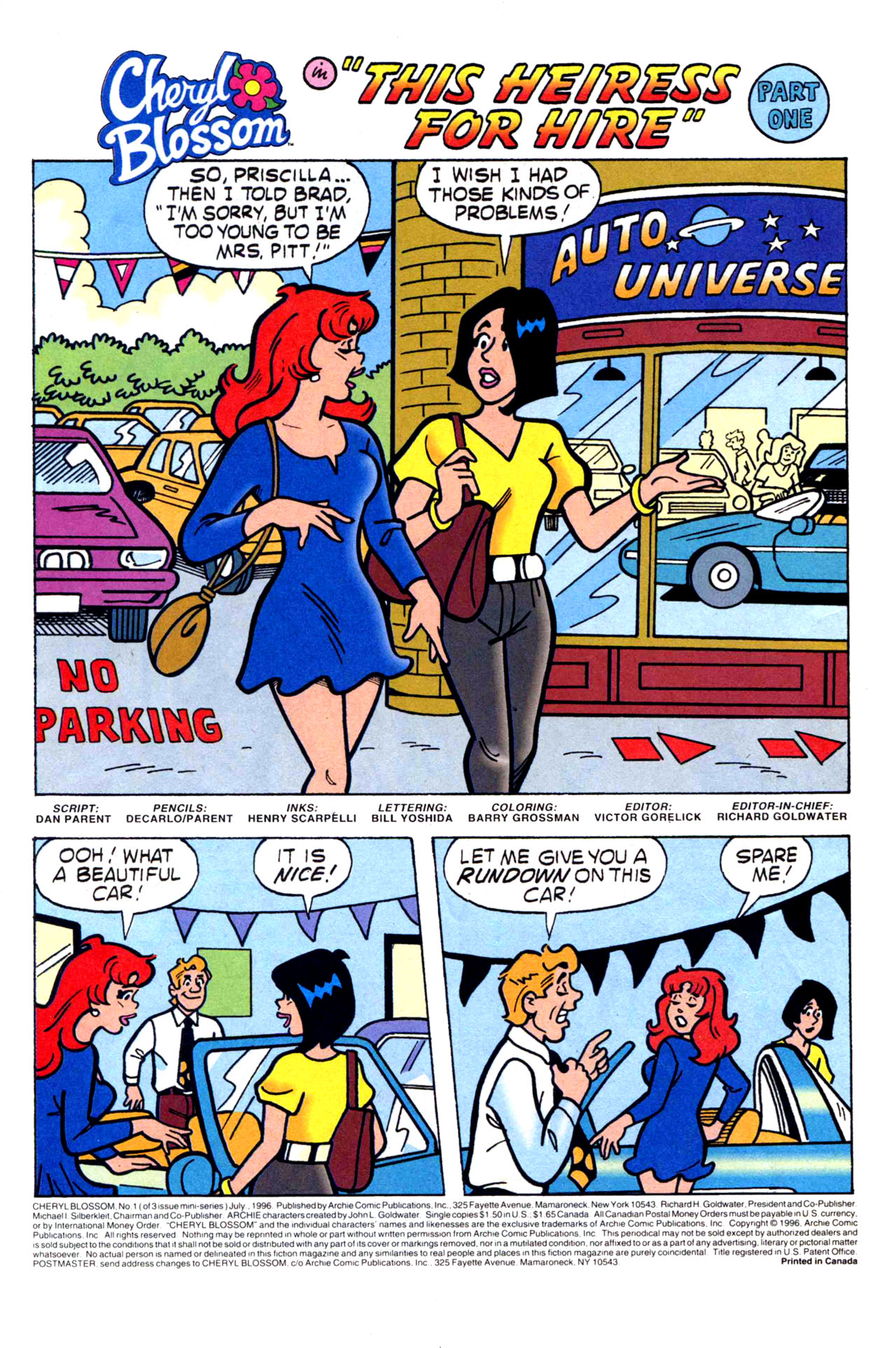 Read online Cheryl Blossom (1996) comic -  Issue #1 - 3