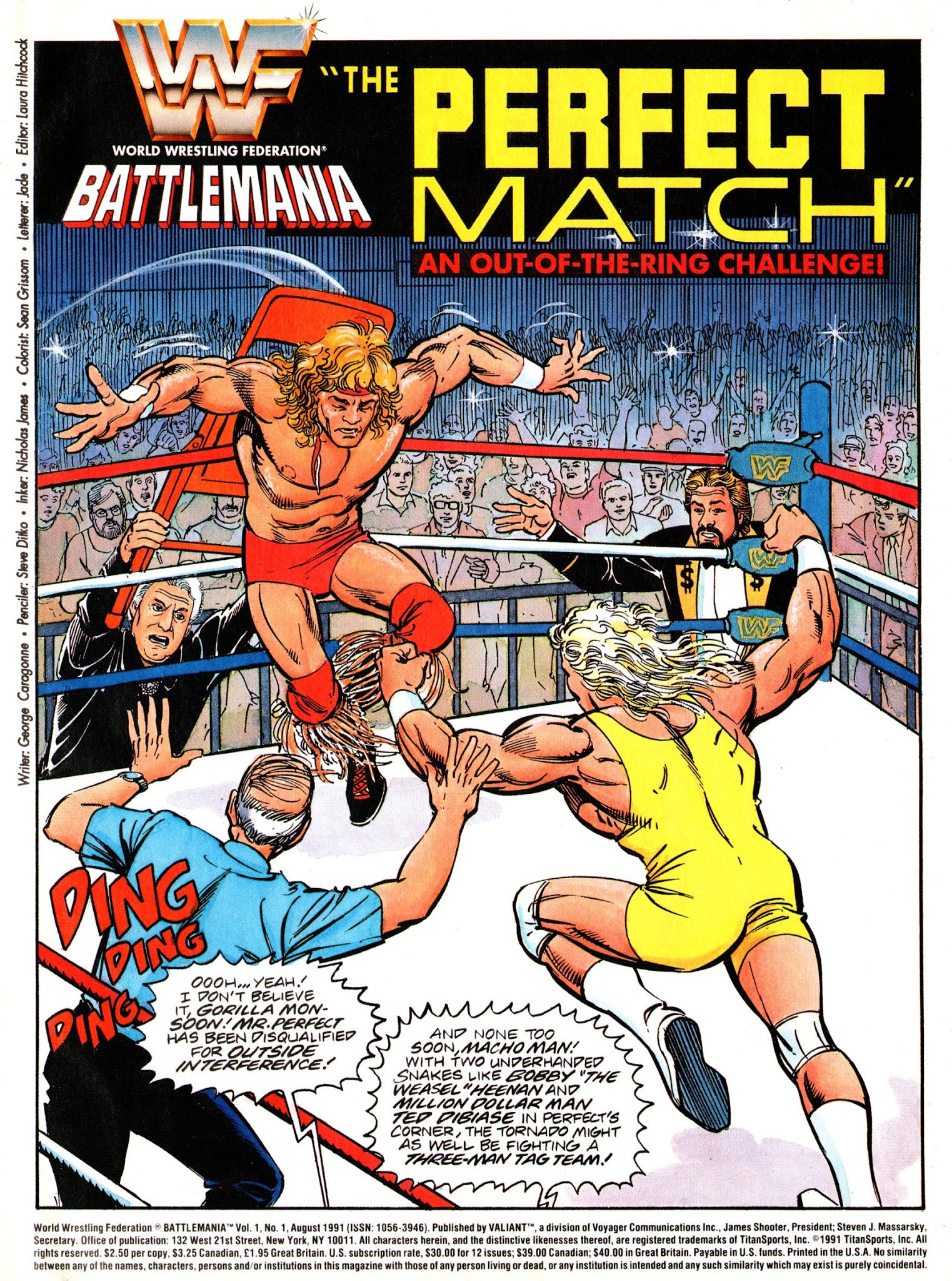 Read online WWF Battlemania comic -  Issue #1 - 3