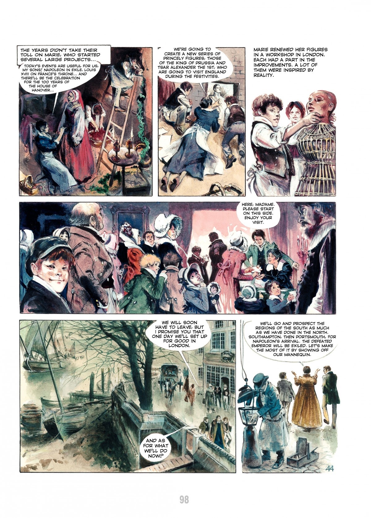 Read online The Fascinating Madame Tussaud comic -  Issue # TPB - 100